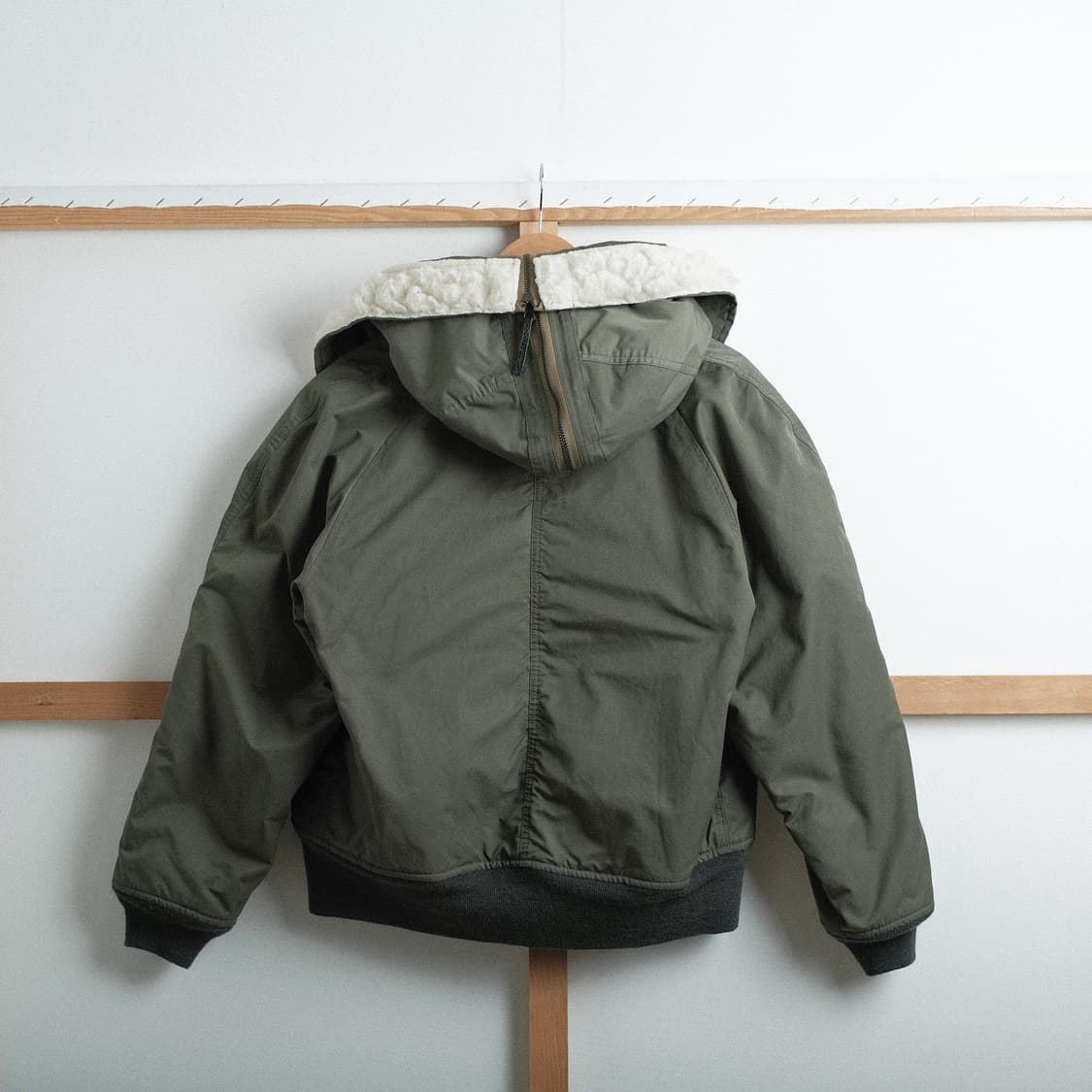 시오타 수빈 코튼 나일론 트윌 N-2B 자켓 5사이즈 그린 상품이미지8