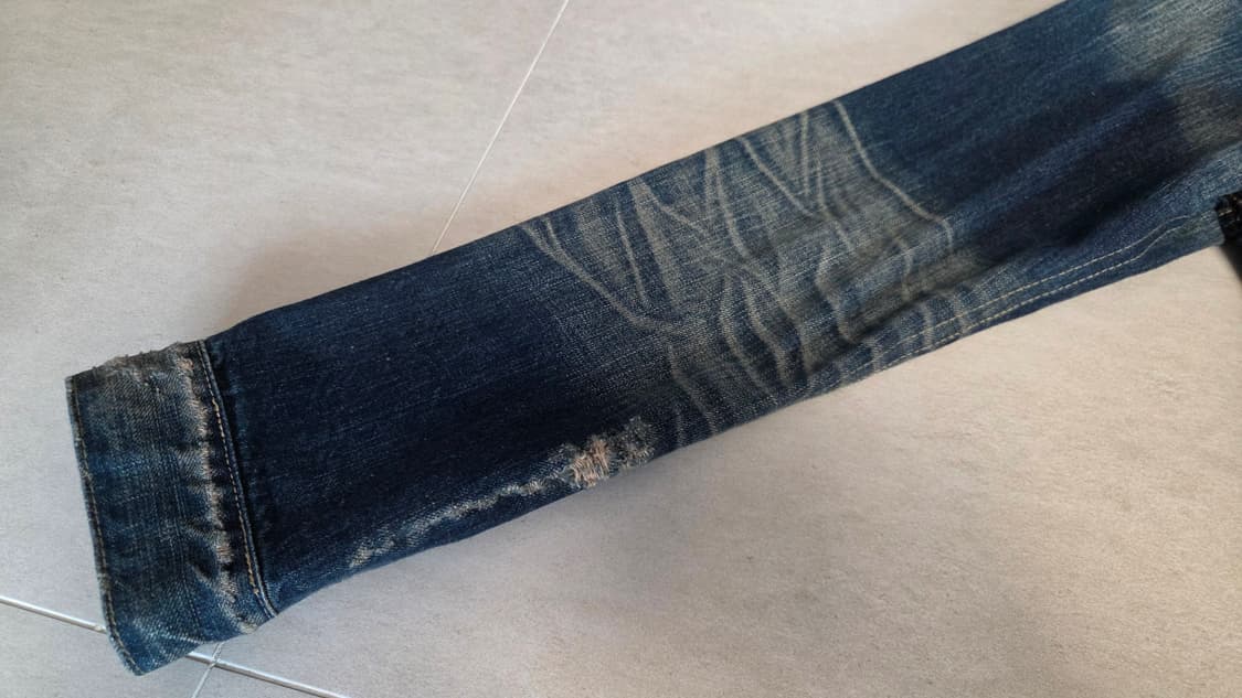 리바이스 90's  워싱 디스트로이드 데님 자켓 상품이미지7