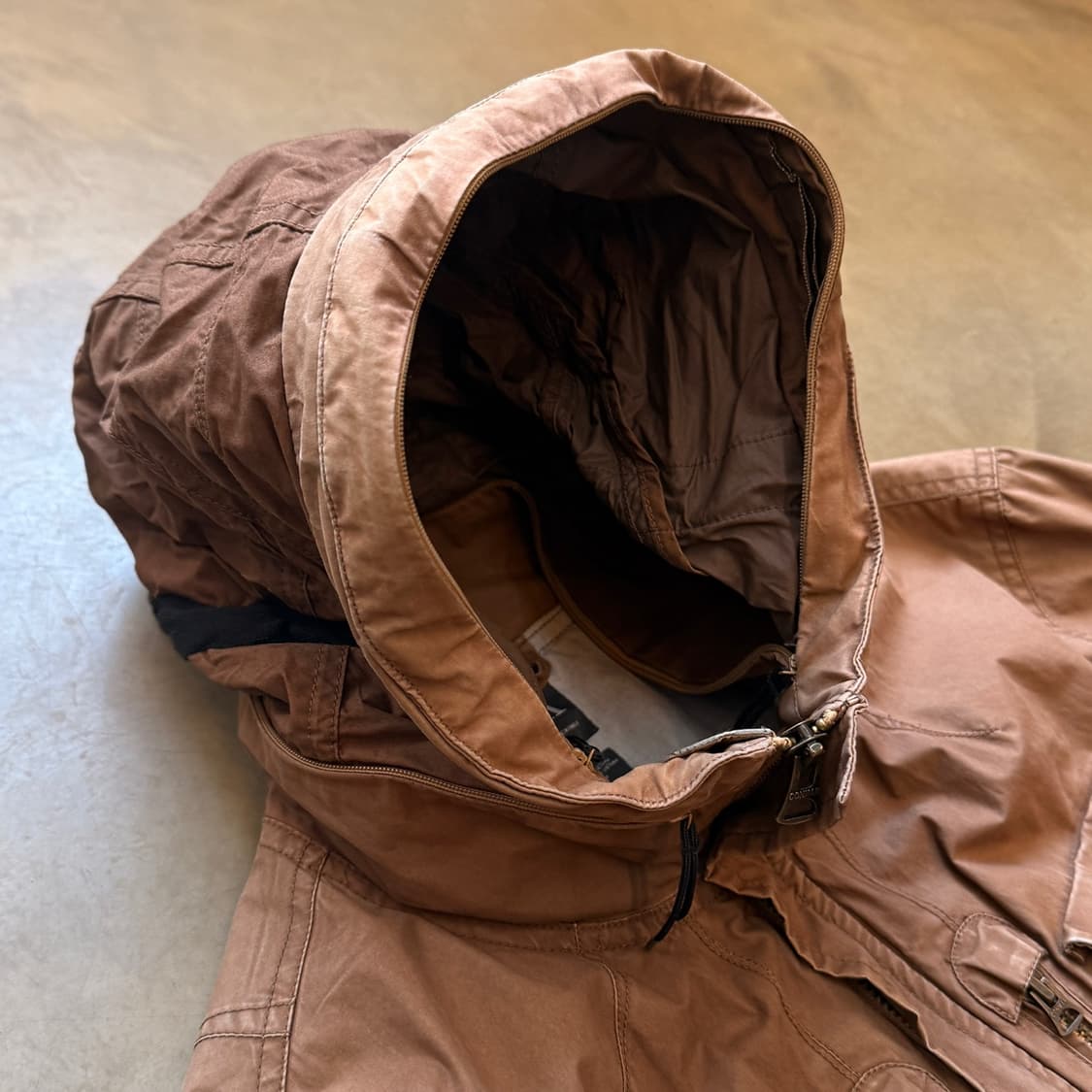 아르마니 익스체인지 멀티포켓 히든후드 리플렉티브 자켓 M ~ L 상품이미지5