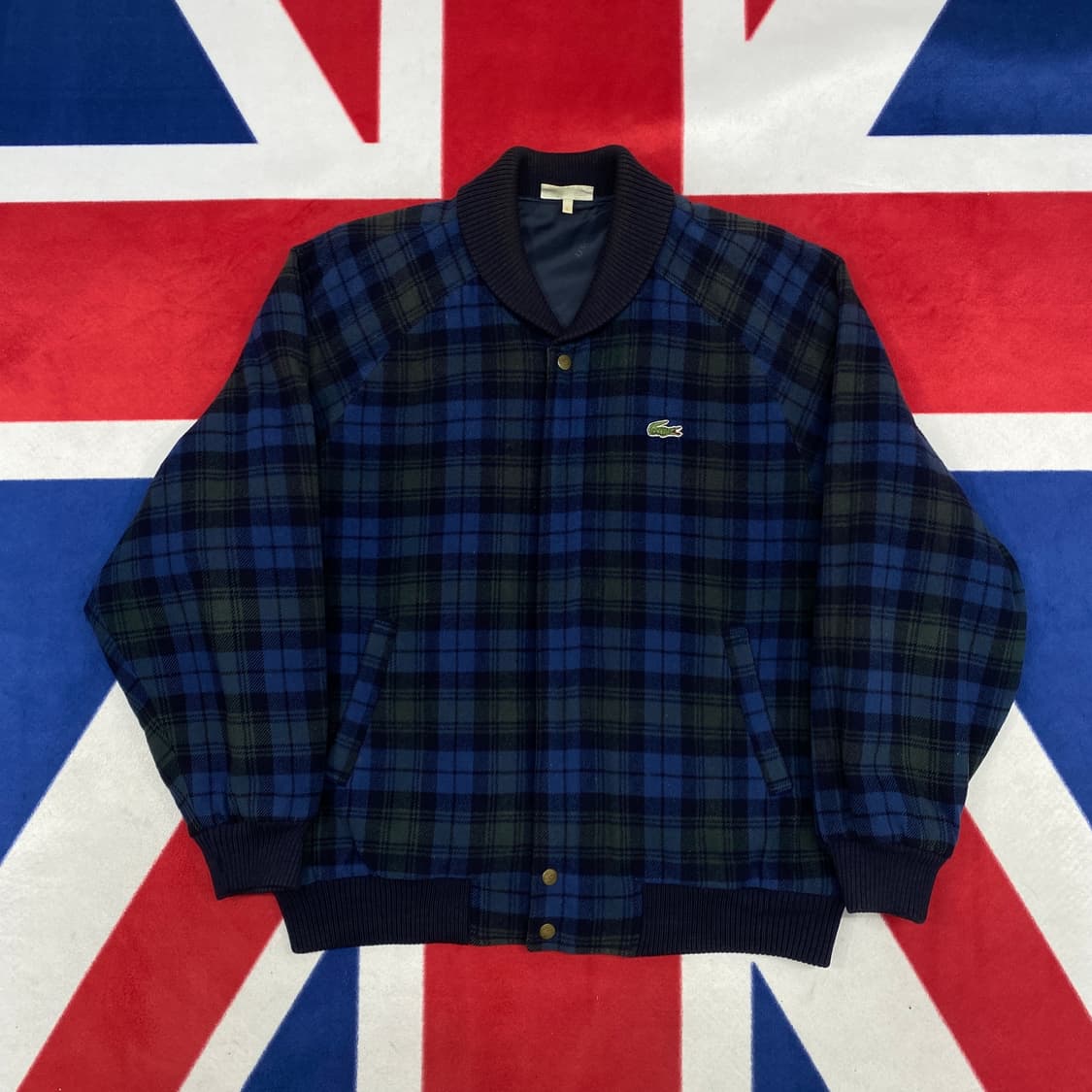 라코스테 체크 블루종  L  상품이미지1