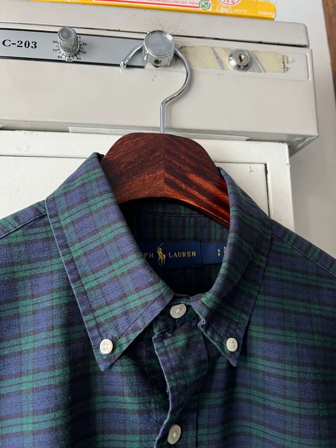 [S]폴로 랄프로렌 블랙와치 체크 옥스포드 셔츠 상품이미지2