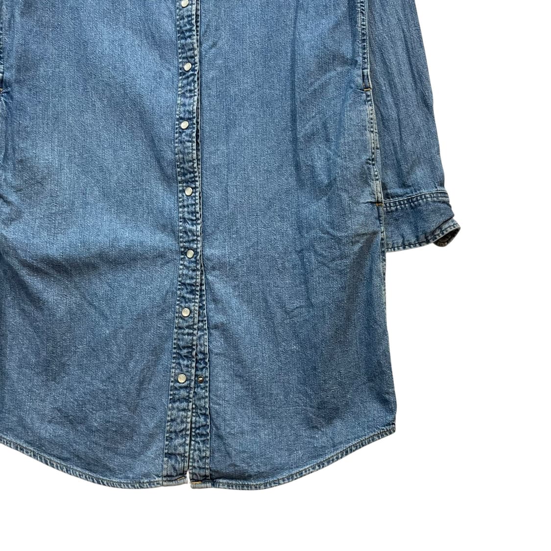 Levi's Denim Snap Button Shirt Dress 상품이미지4