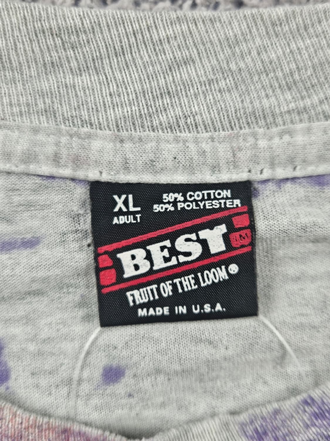 8~90s USA프룻오브더룸 커스텀 싱글스티치 롱슬리브(XL)/11427 상품이미지7