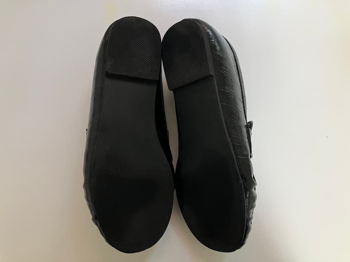 심플 링클 플랫로퍼 (블랙) 상품이미지6