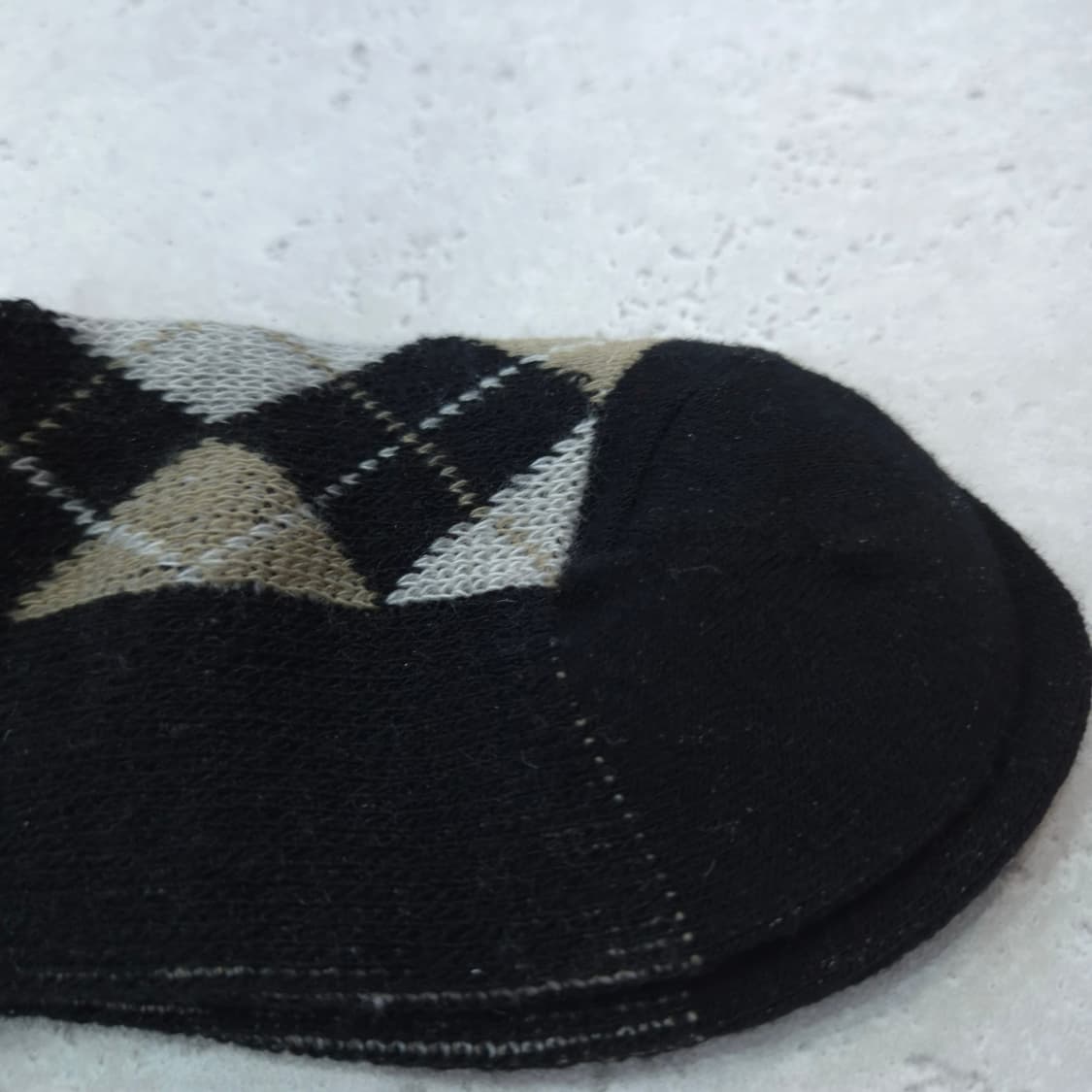 램울혼방 아가일체크 니트양말 상품이미지6