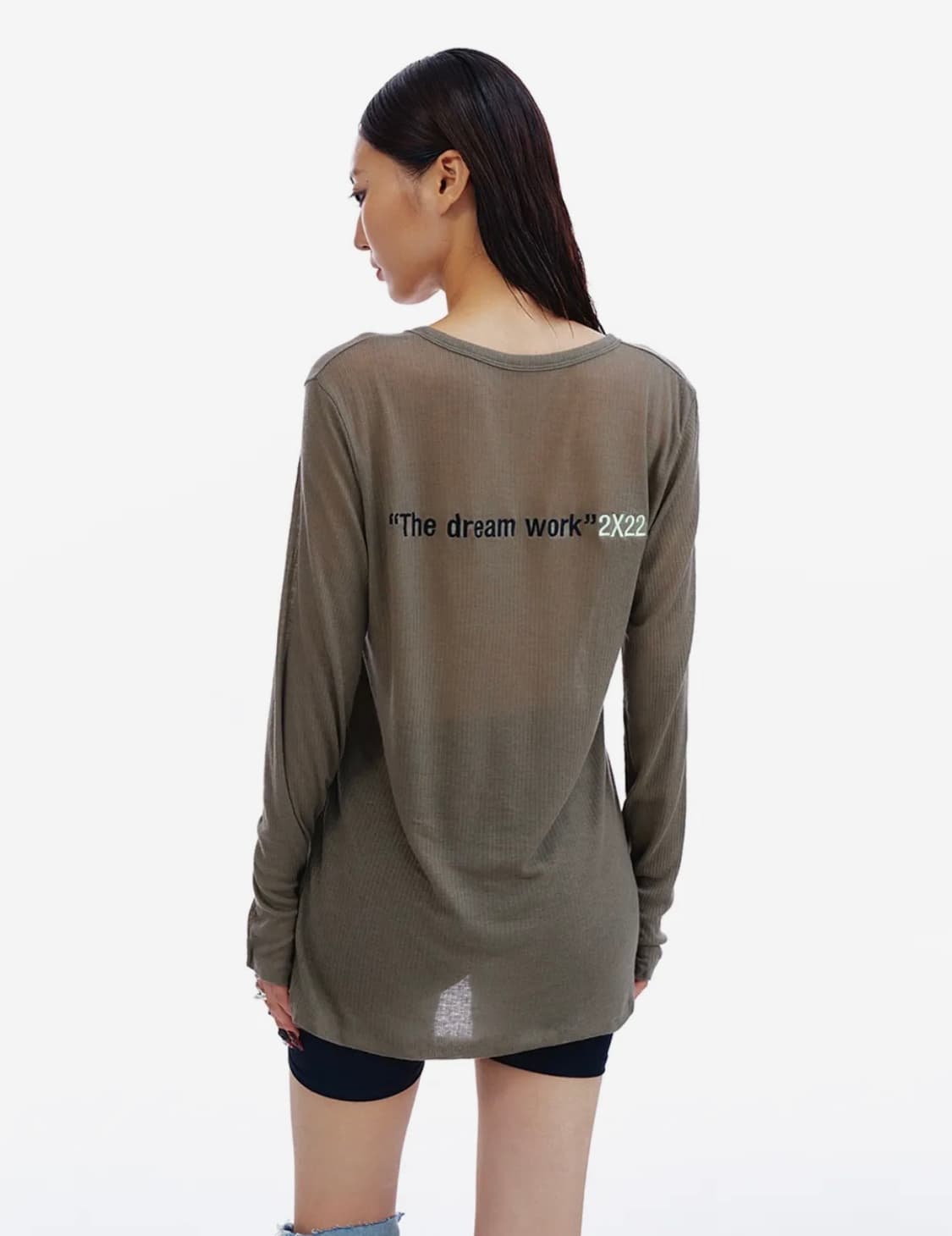 DRAPE LONG CARDIGAN KHAKI 상품이미지3