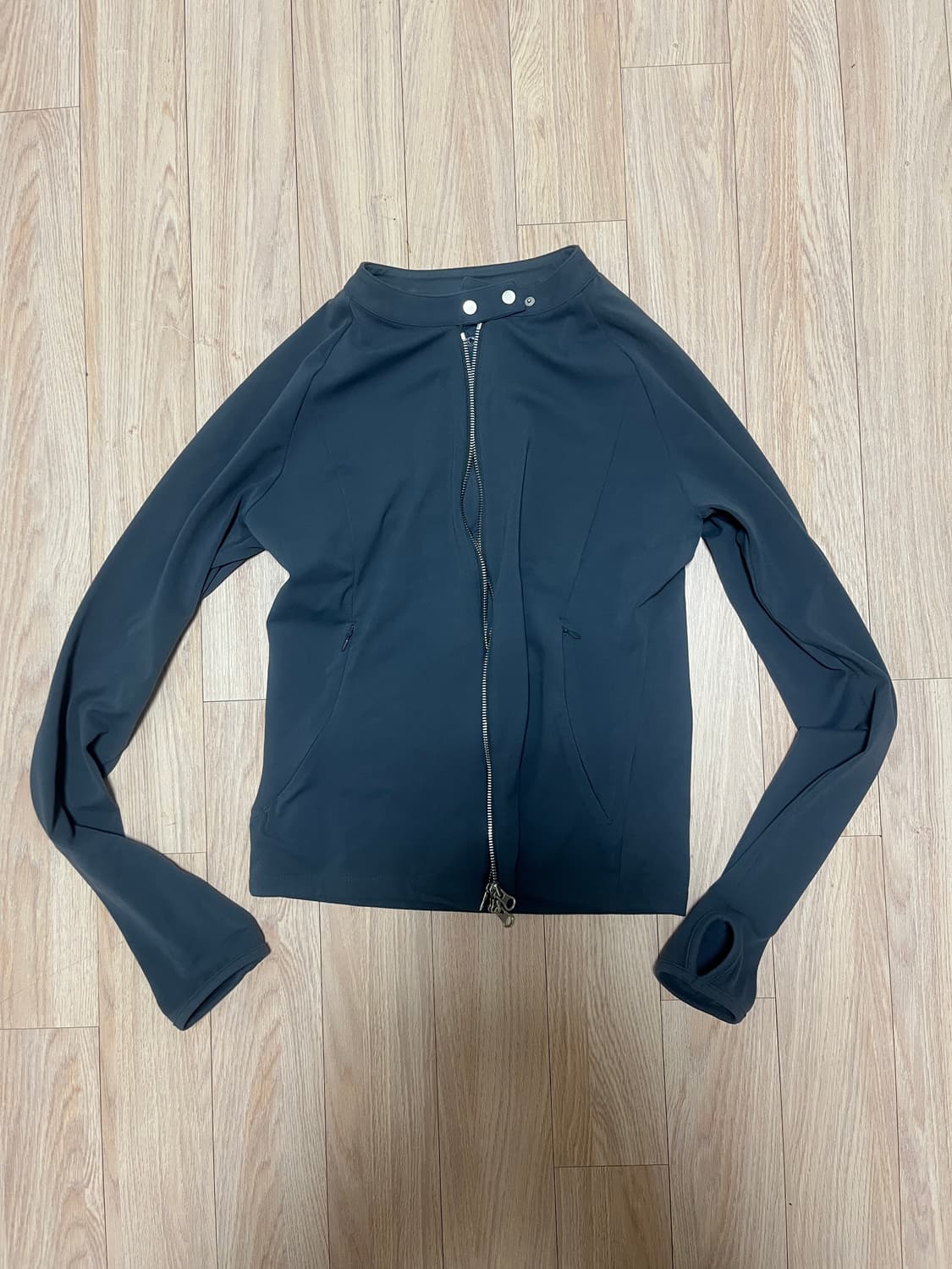 인사일런스 우먼 바이커 집업 상품이미지1