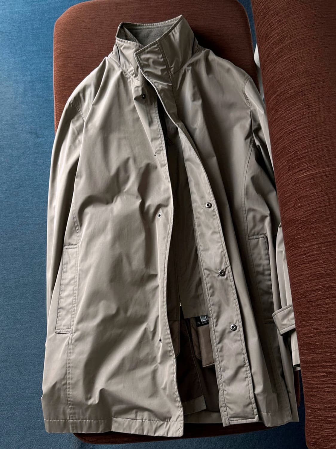 High gauge fabric fake layered 2way trev 상품이미지2