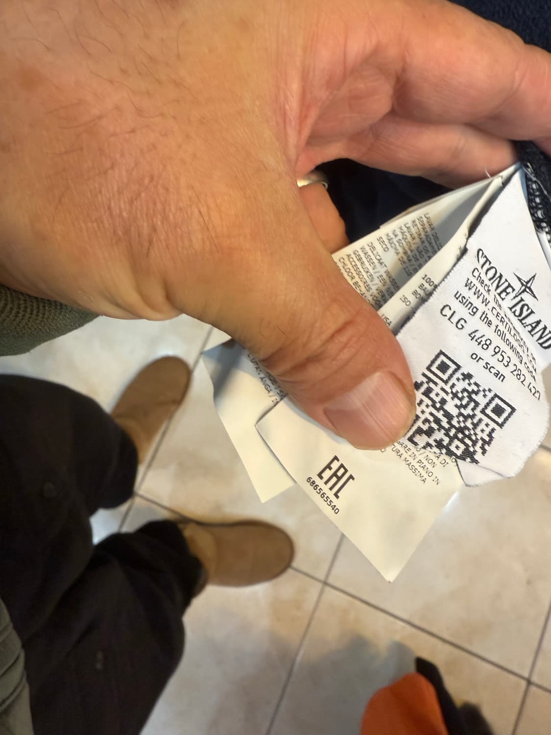 105 정품 스톤아일랜드 원포켓 맨투맨 팝니다 상품이미지6