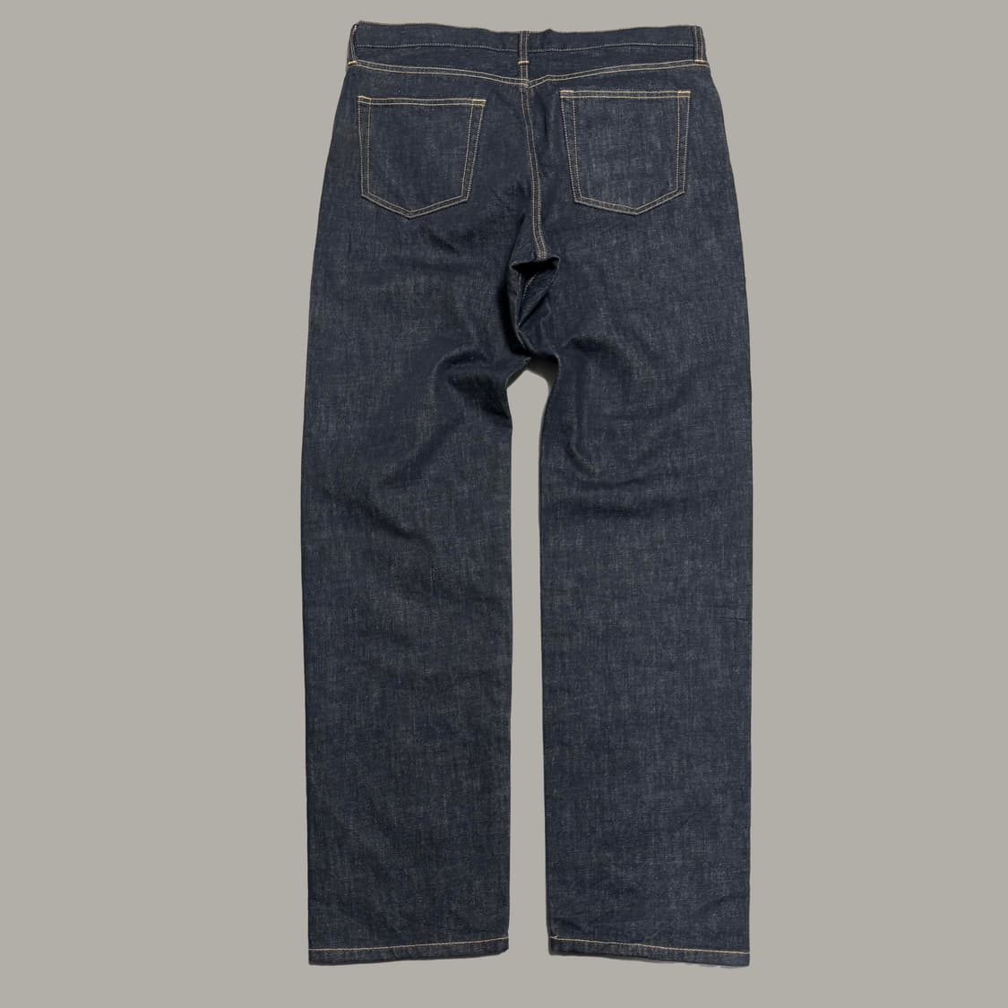ZOZO 인디고블루컬러 코튼 루즈 스트레이트 데님 팬츠 상품이미지5