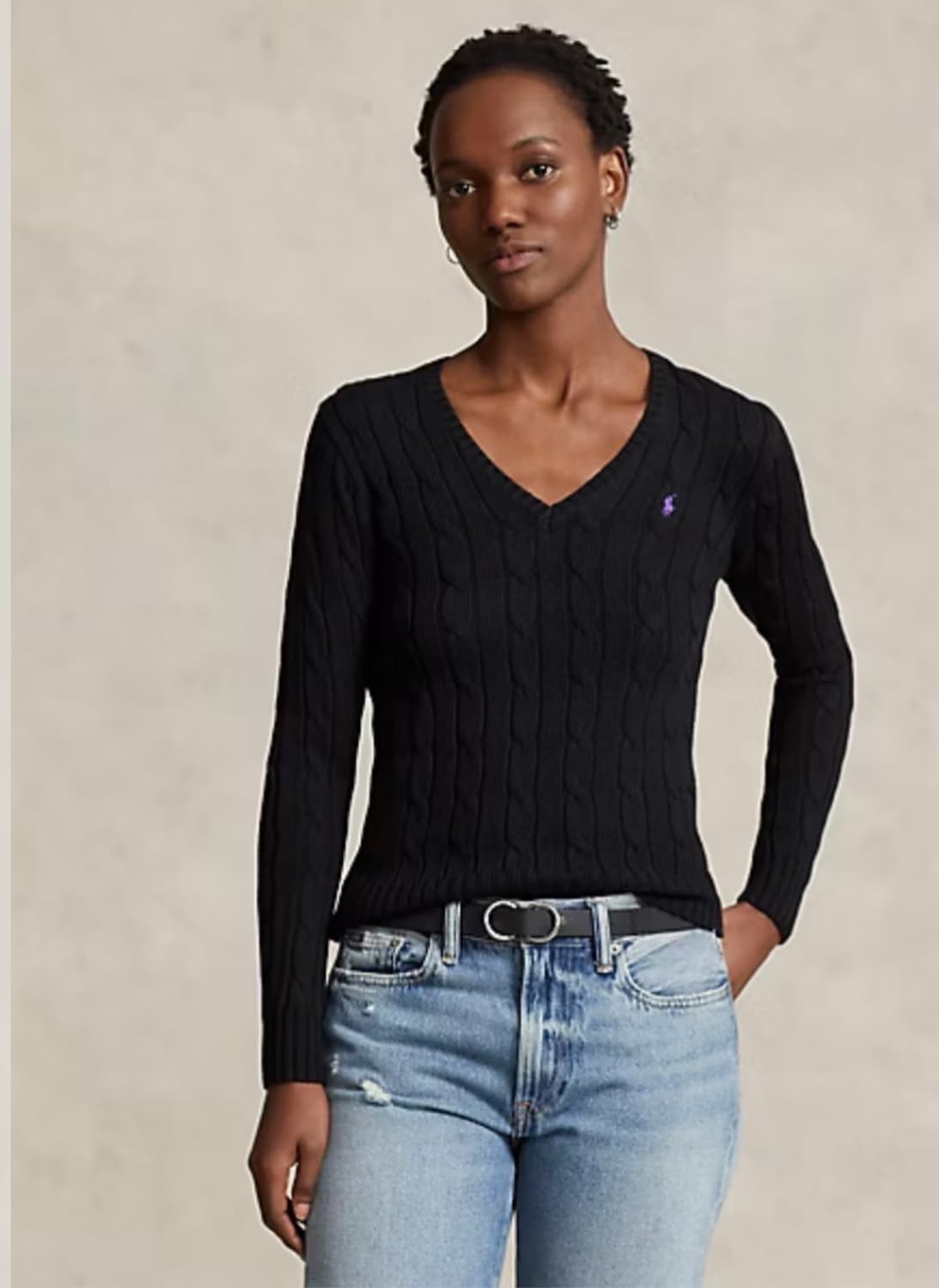 (백화점 정품) 폴로 니트 여성용xs 상품이미지1