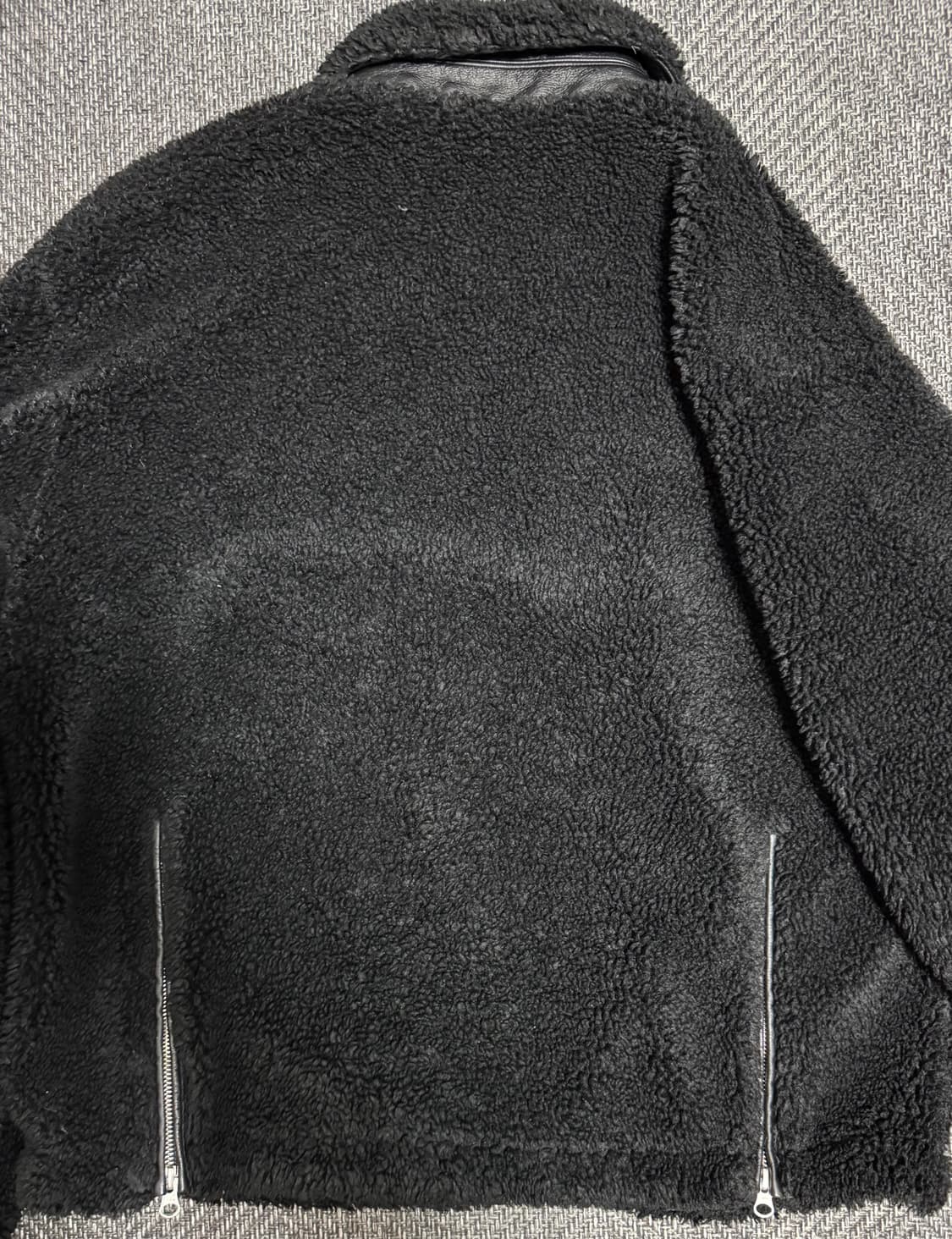 토니웩 레더 후리스 블랙 (L) 상품이미지3