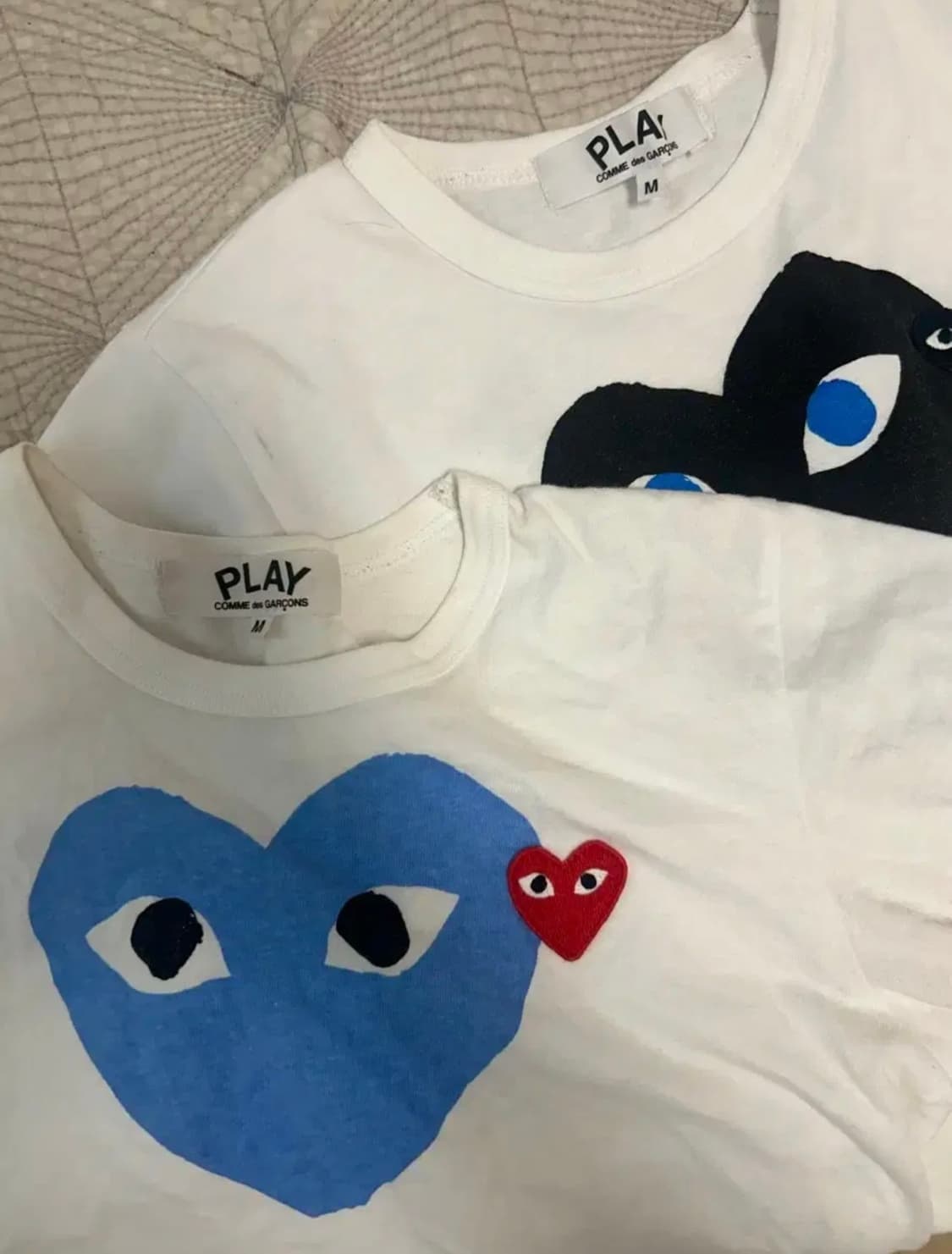 꼼데가르송 빅하트 레드와펜 반팔 상품이미지1