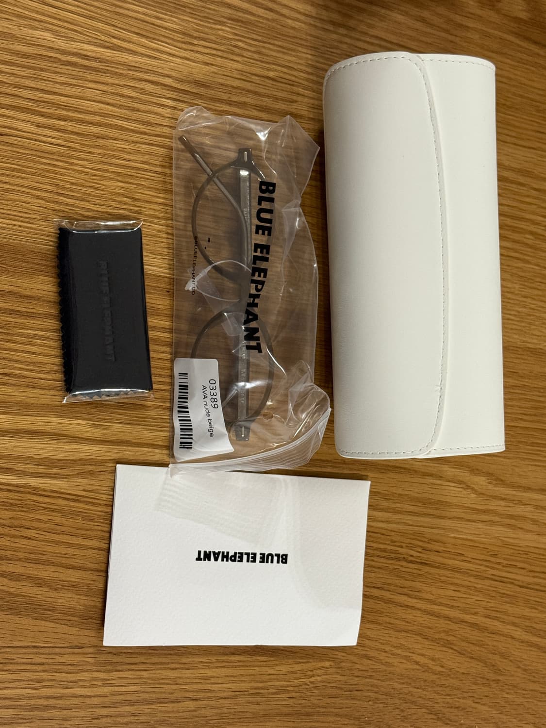 <새상품> 블루엘리펀트 AVA nude begie 안경 상품이미지6