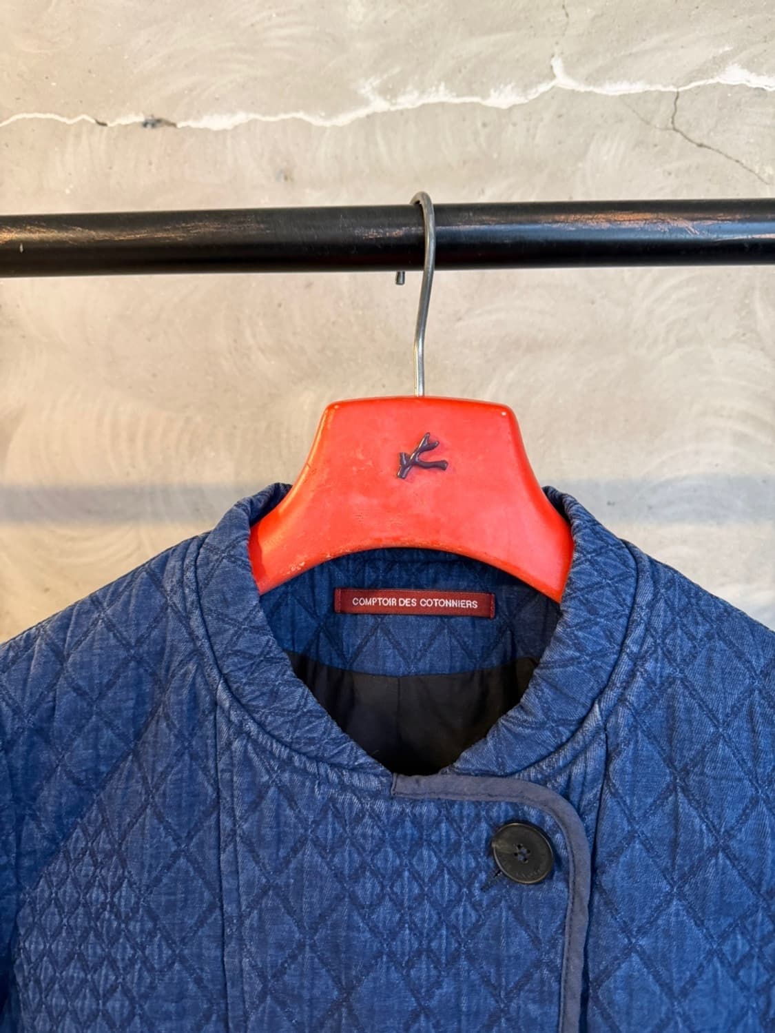 꼼또와꼼또니에 데님 퀼팅 라이더 자켓 44~55 상품이미지2