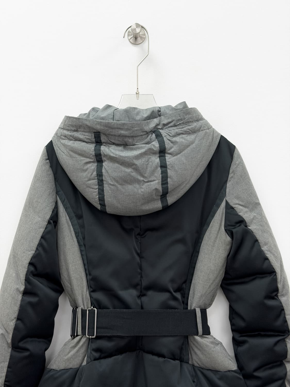 막스마라 위켄드 아크틱 투톤 벨티드 패딩 코트 상품이미지5