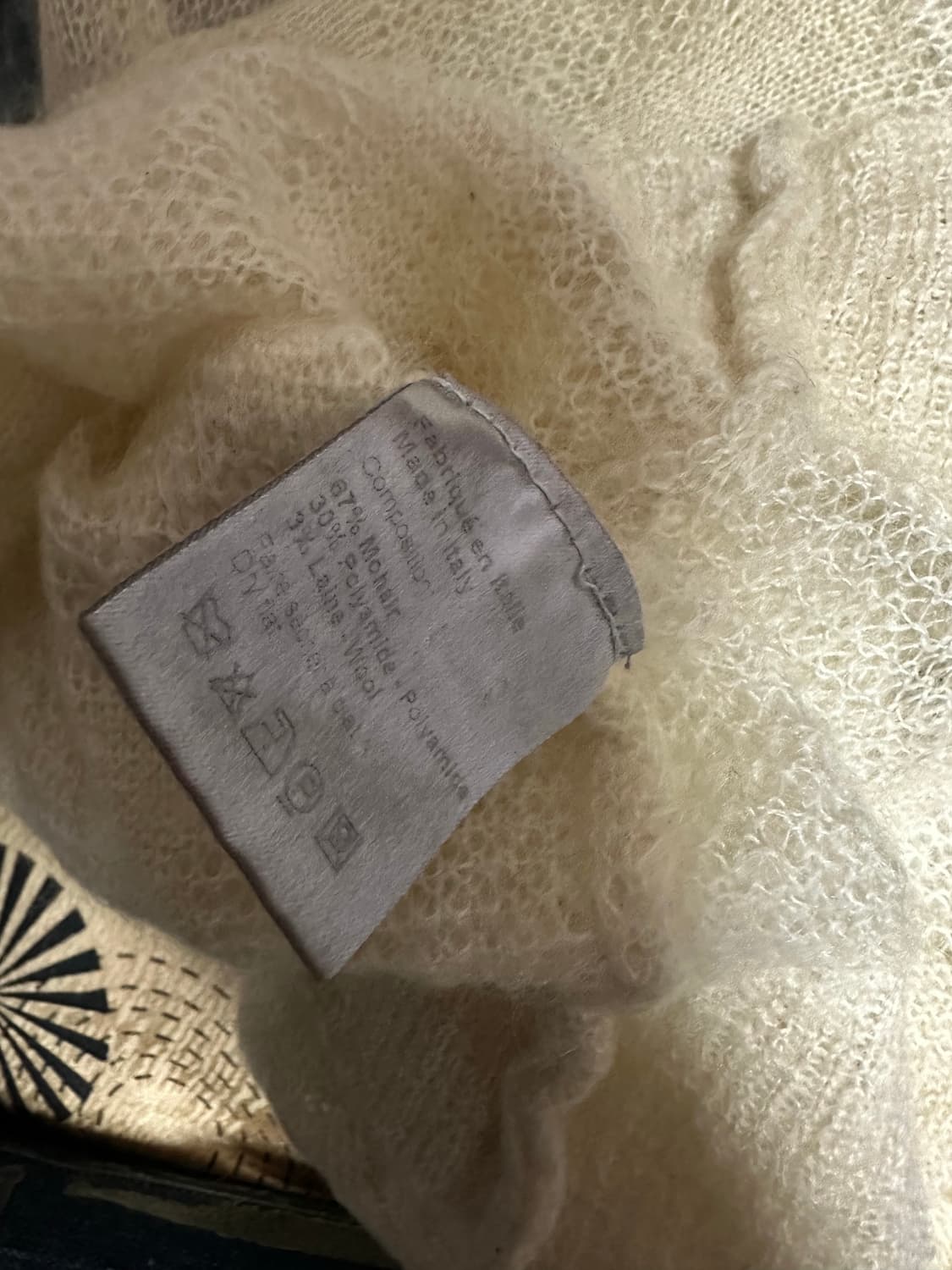 디올옴므 AW07 NAVIGATE 모헤어 니트 상품이미지4