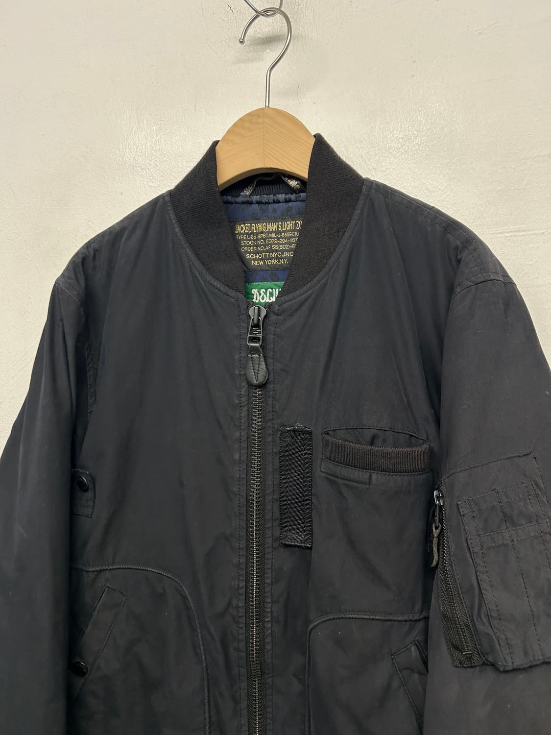 Schott NYC X DELUXE 8CUX MA-1 항공점퍼 상품이미지2