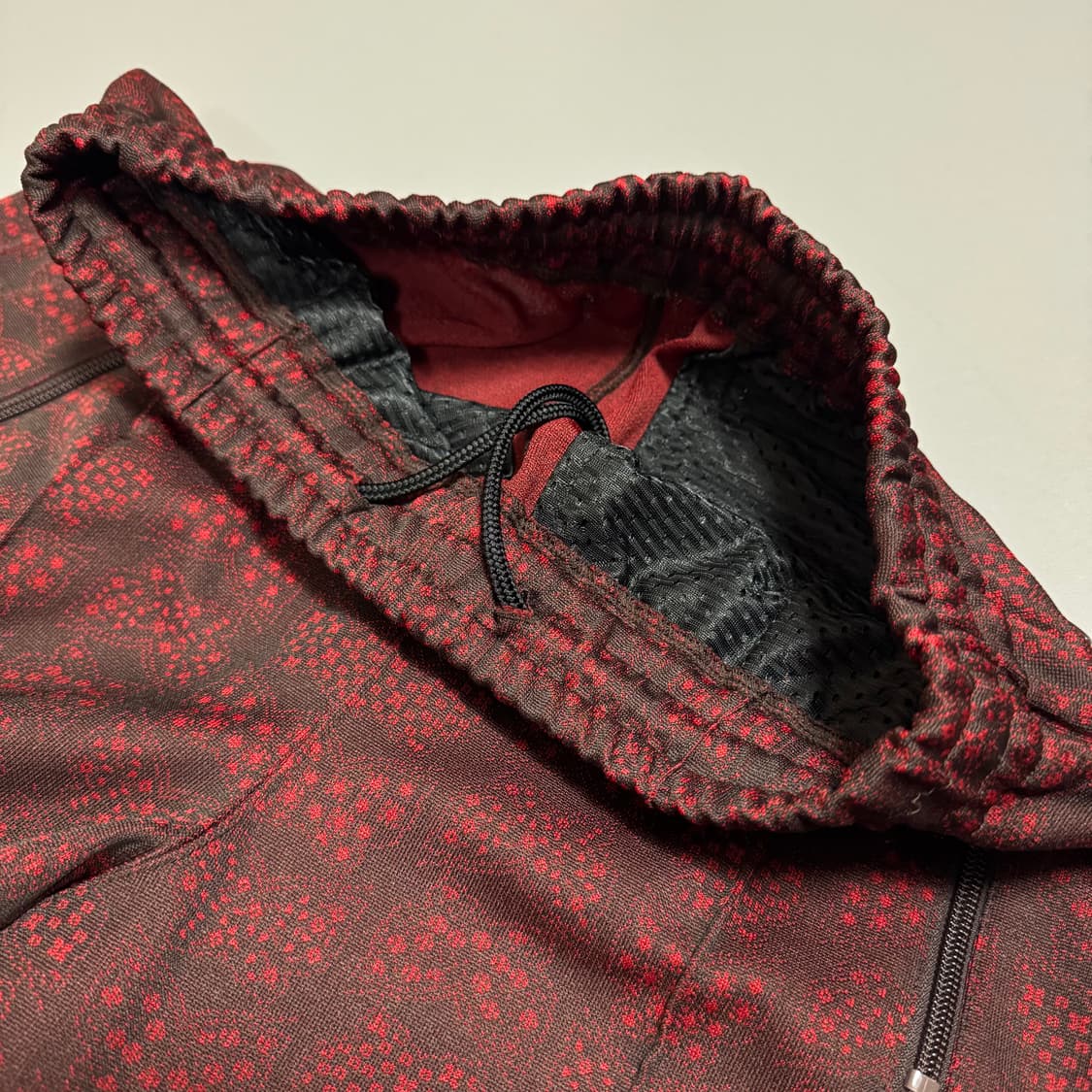 니들스(NEEDLES) 21aw 레드 파피용 자카드패턴 밴딩 트랙 팬츠 상품이미지5