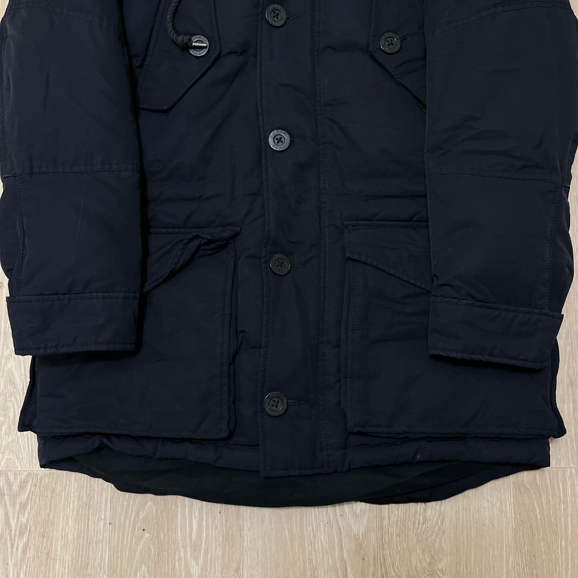 리바이스 구스다운 후드 야상 롱패딩 M/95 상품이미지3