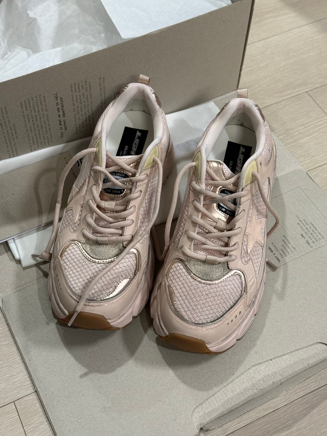 골든구스 라이트스타 핑크 39사이즈 상품이미지2