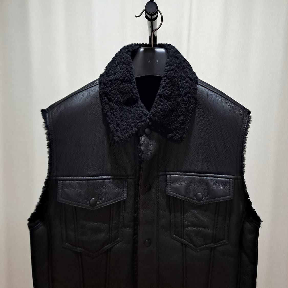 (택포) 더일마 양가죽 무스탕 베스트 F A914 상품이미지2