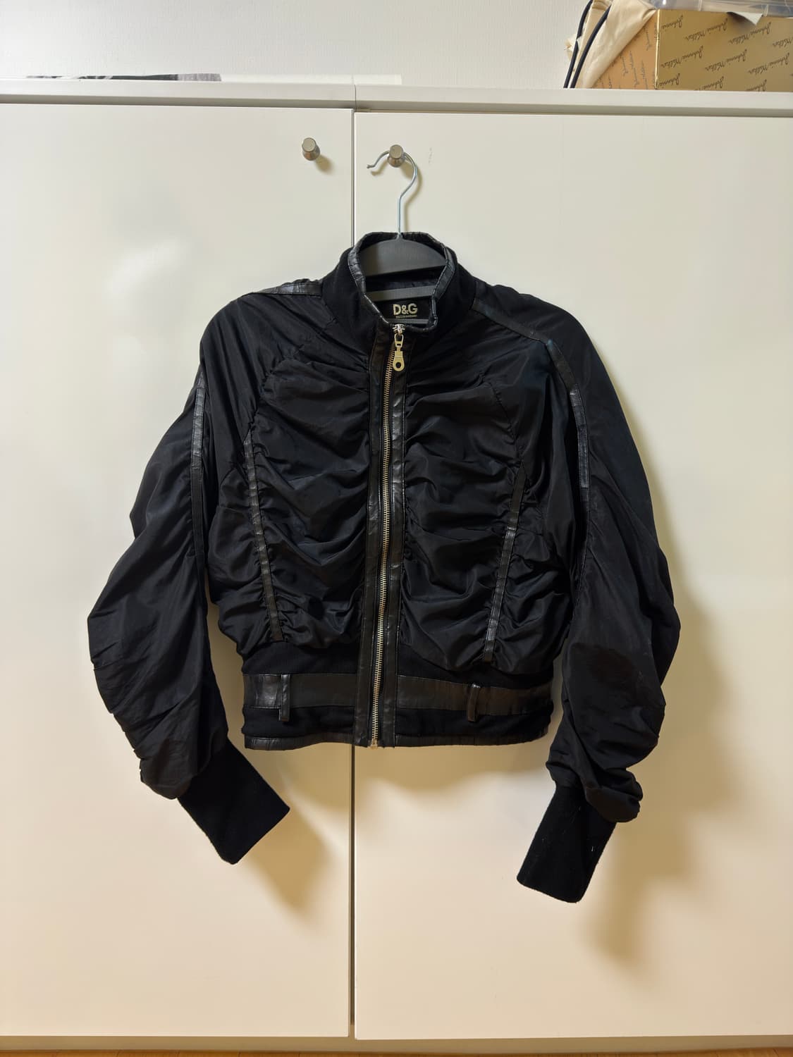 돌체엔가바나 크롭 셔링자켓 상품이미지1