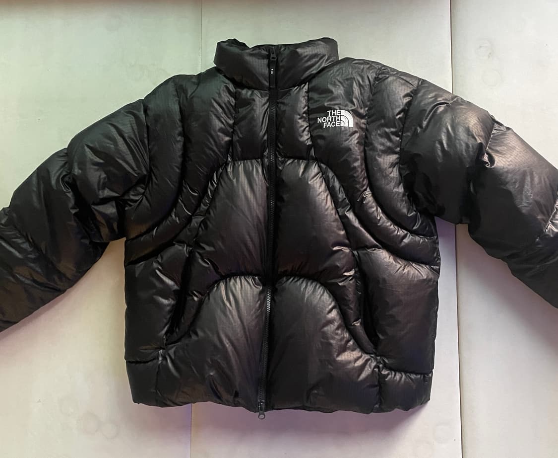 노스페이스 화이트 라벨 웨이브 RDS 다운 자켓 블랙 상품이미지2