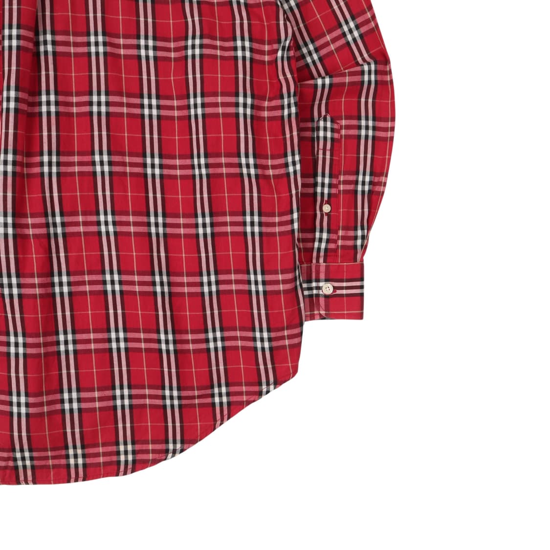 버버리 레드 노바체크 셔츠 상품이미지7