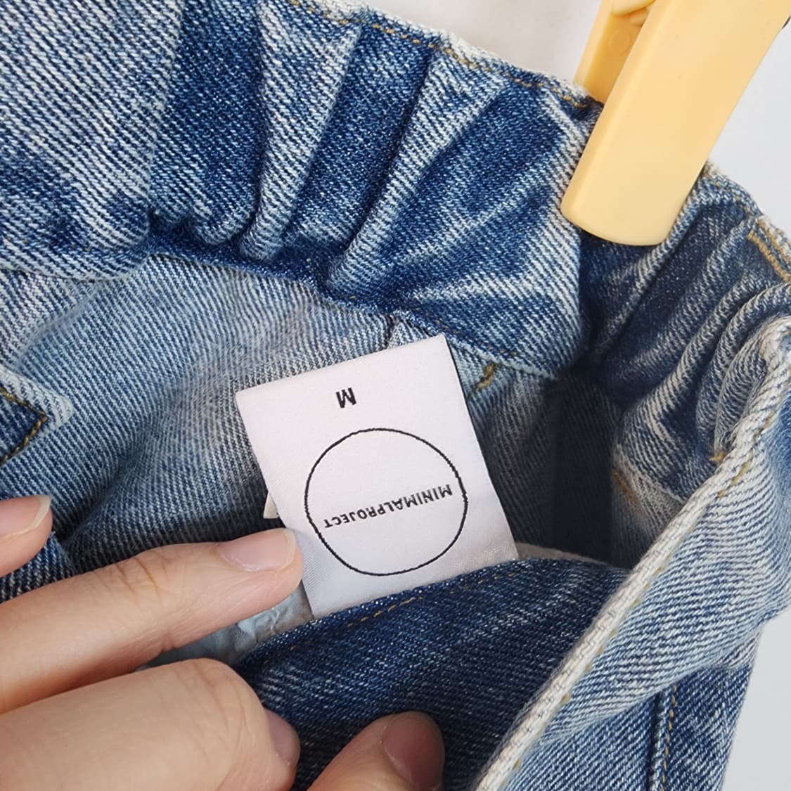 미니멀 프로젝트 워싱 데님 카고 조거팬츠 상품이미지6