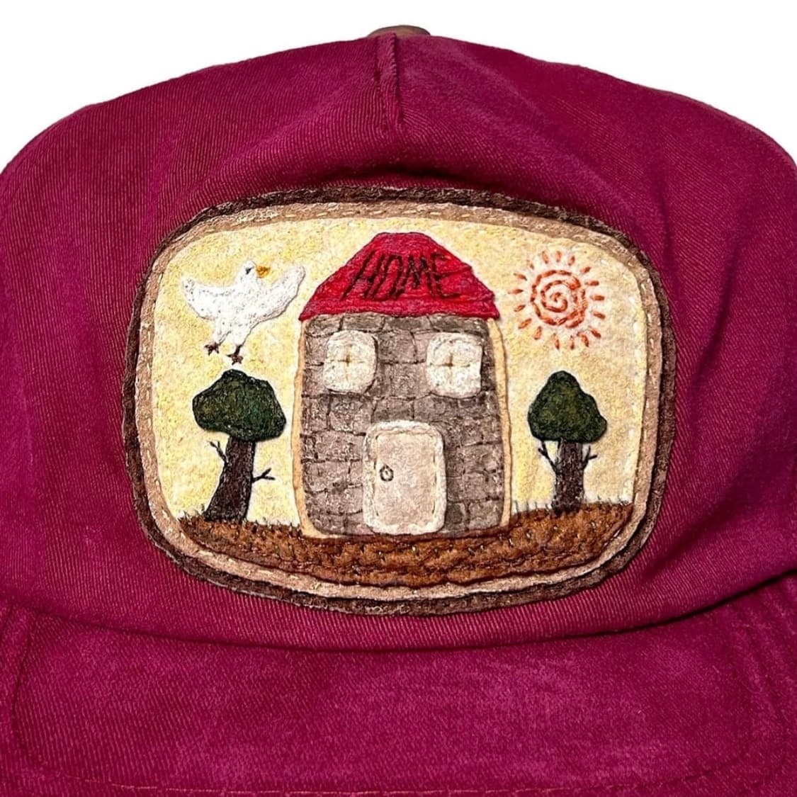 덤브패치스 핸드메이드 하우스 패치 빈티지 5패널 캡 상품이미지4