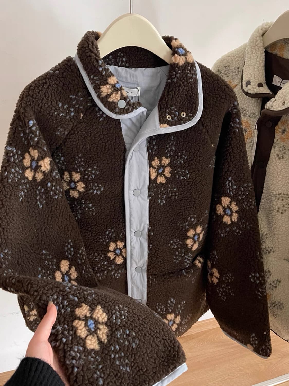 [새상품] 온스 onuce 플라워 플리스 상품이미지1