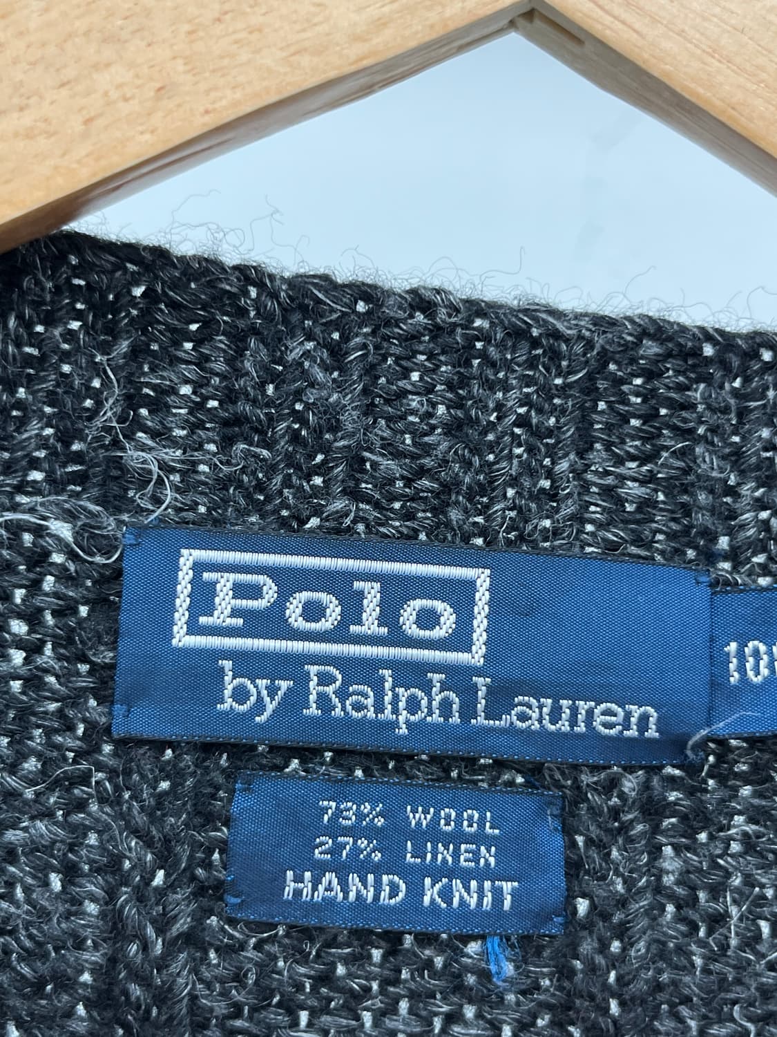 L) POLO WOOL/ LINEN " HAND KNIT " 상품이미지2