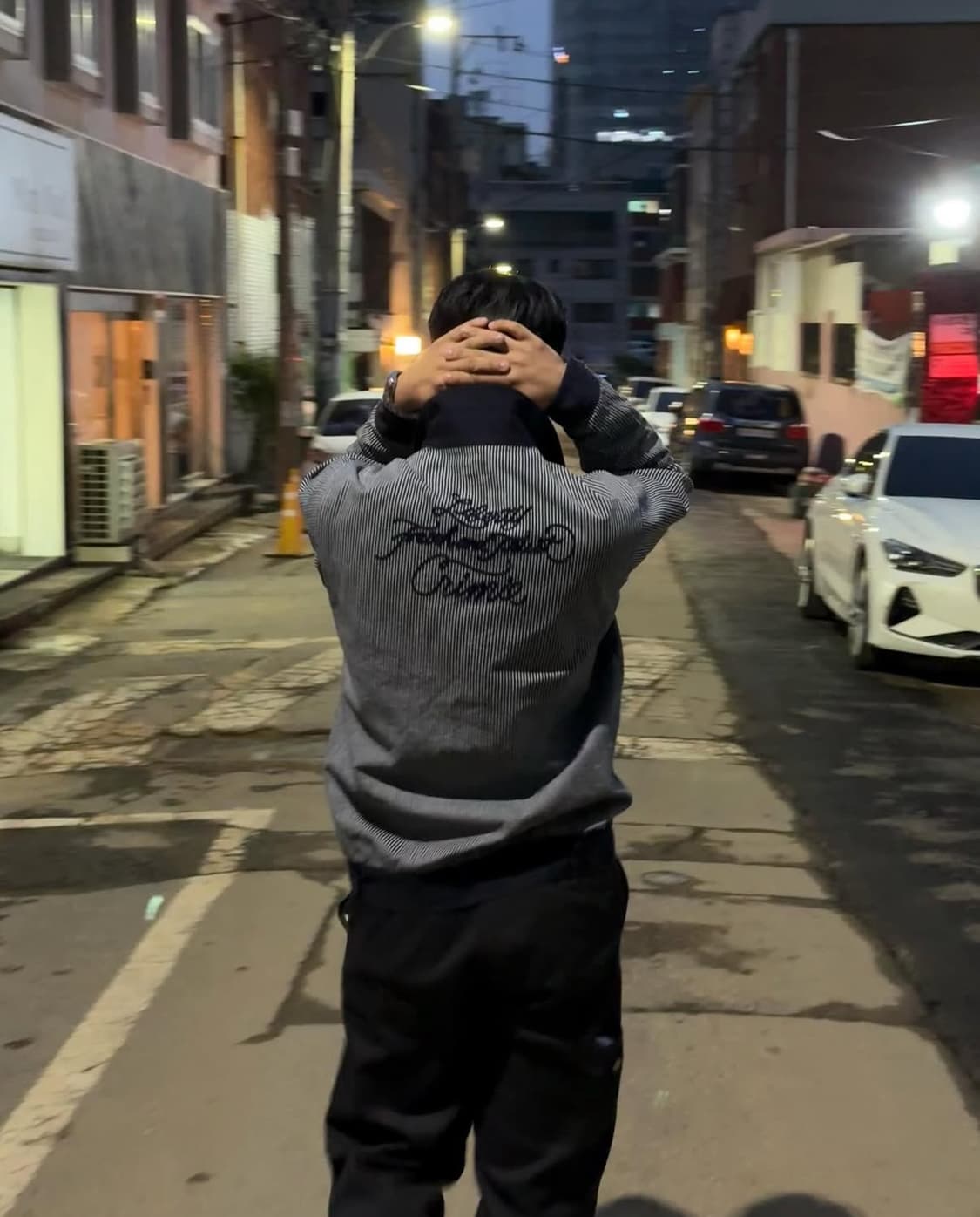 🇯🇵00s Crime Hickory stripe 워크자켓 상품이미지1