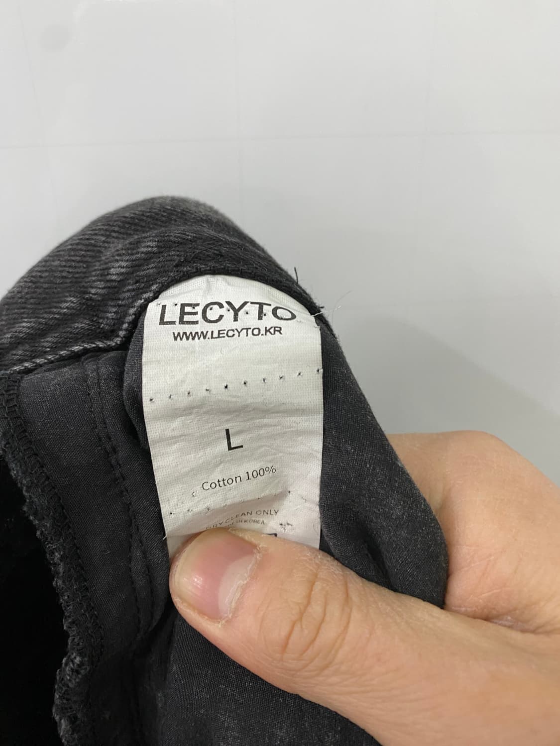 LECYTO 디스트로이드 데님 팬츠(L) 상품이미지4