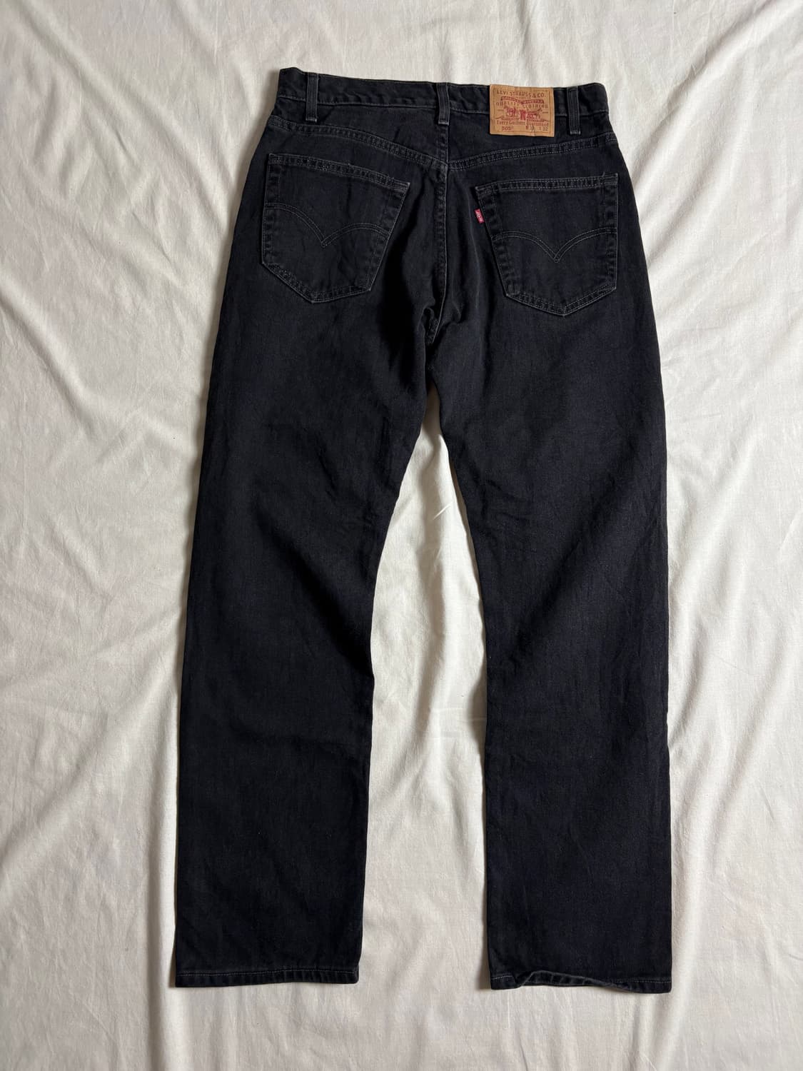 Levis 리바이스 블랙 데님 팬츠 505 W33 L32 상품이미지1