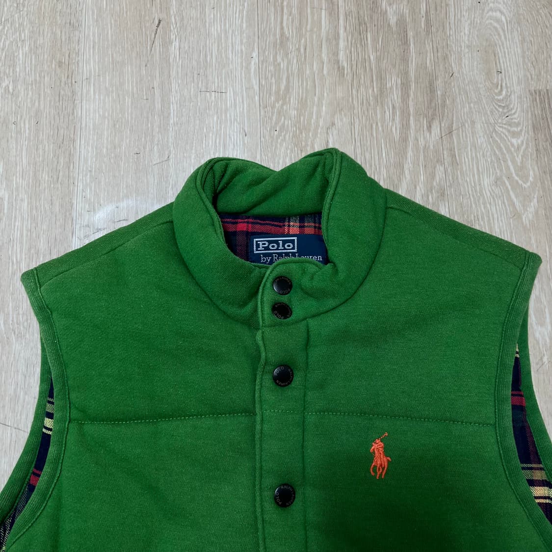 폴로 랄프로렌 키즈 스몰포니 리버시블 패딩 조끼 10-12 상품이미지2