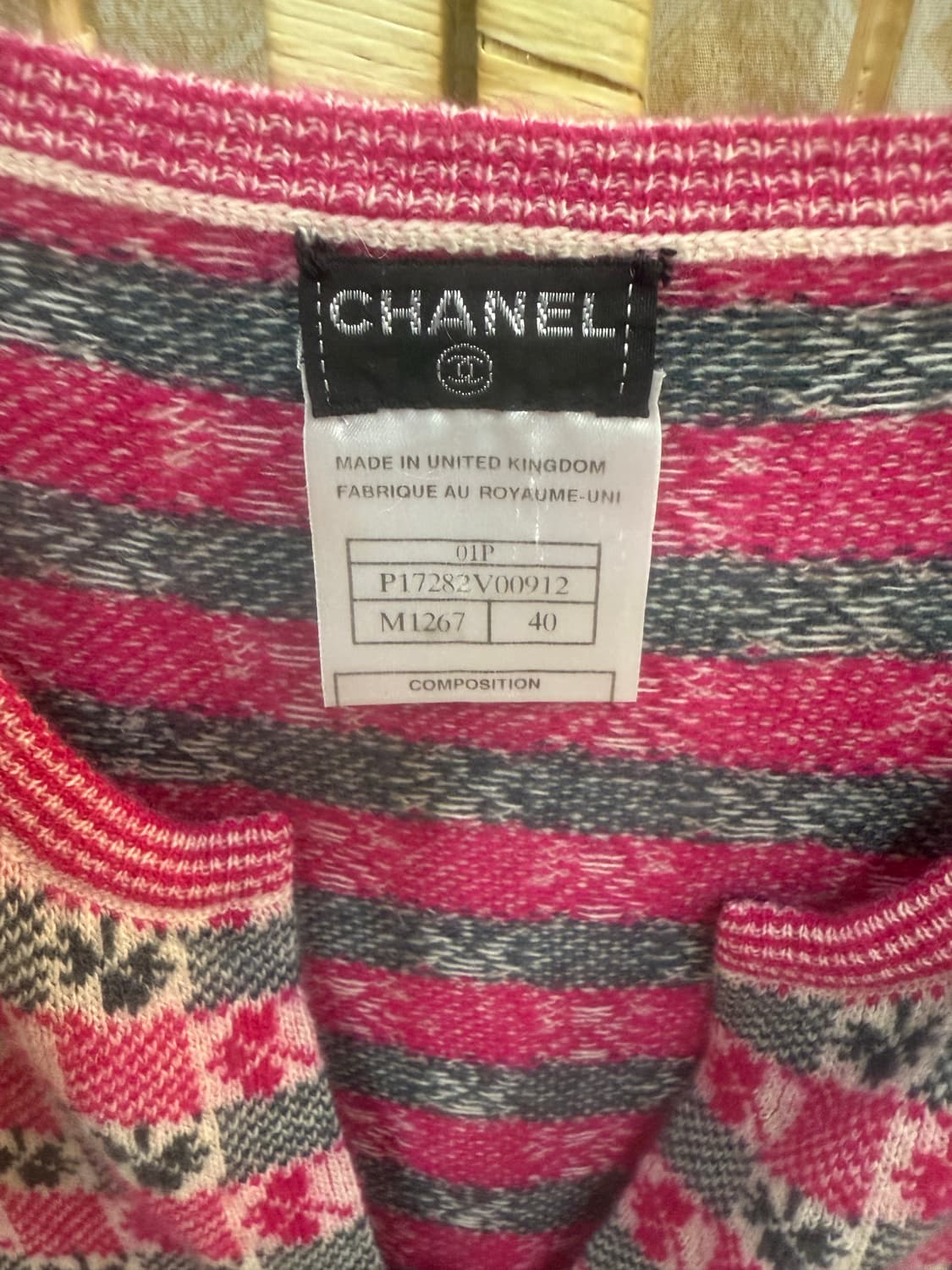 40/55 정품 샤넬 캐시미어 가디건 팝니다 상품이미지2