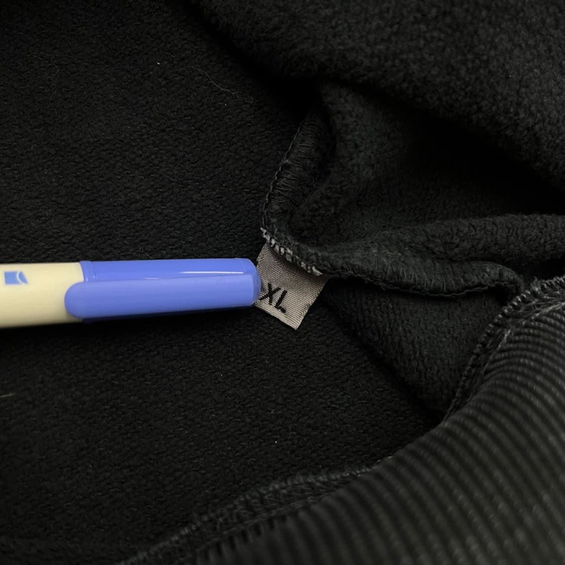 버커루 y2k 락시크맛 센터프린팅 블랙 후드집업 상품이미지8