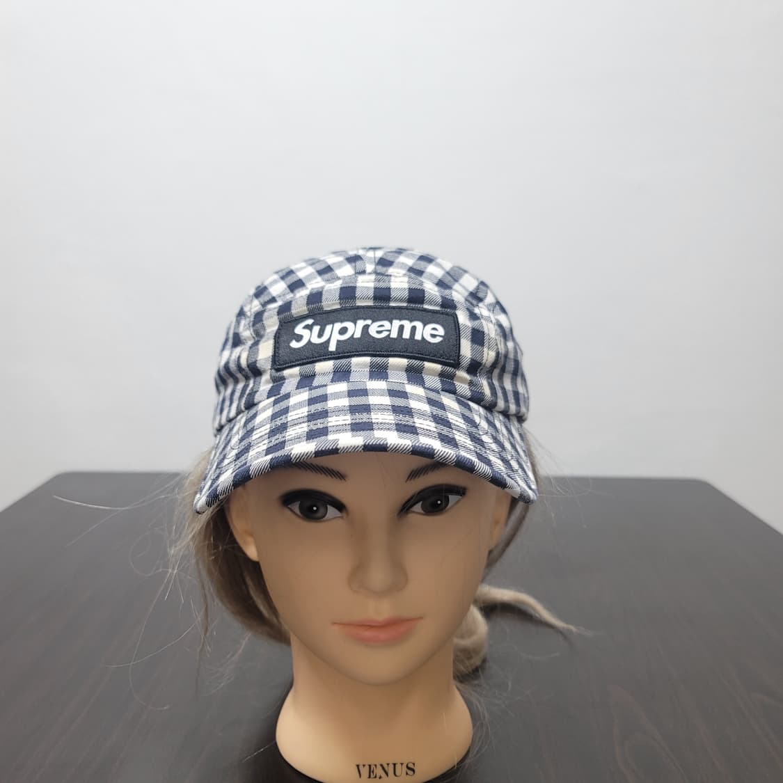 슈프림 체커보드 캠프캡 상품이미지1