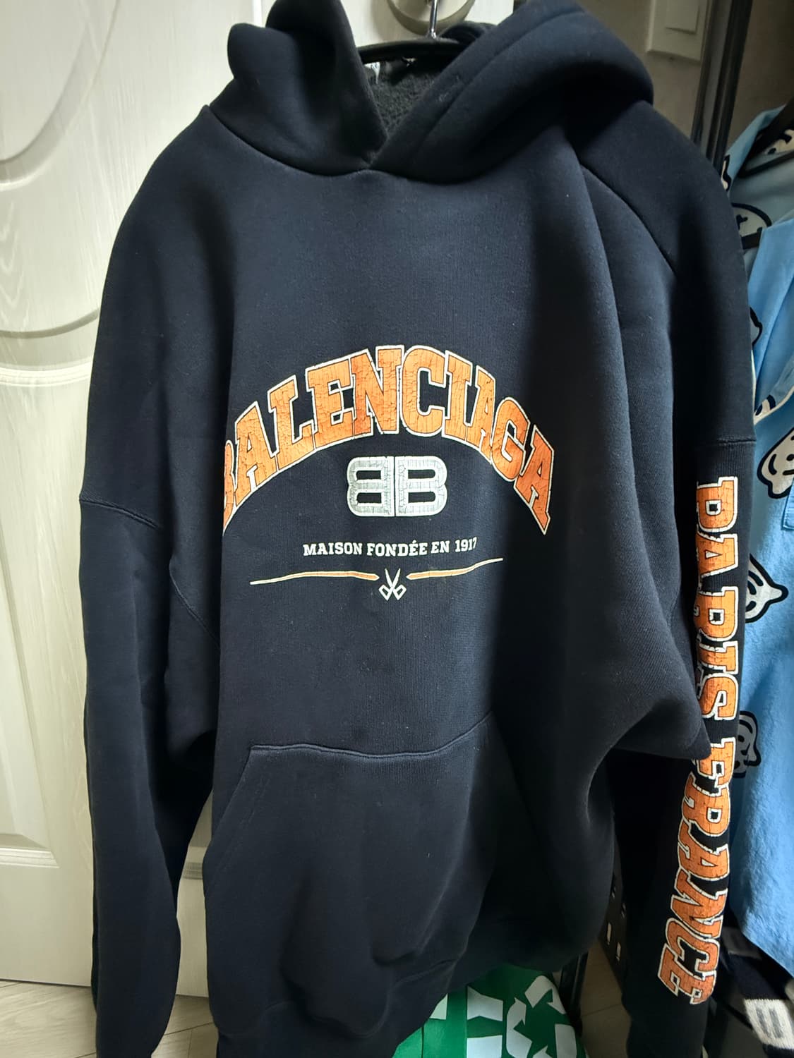 발렌시아가 메종 와이드핏 후드 기모 상품이미지2