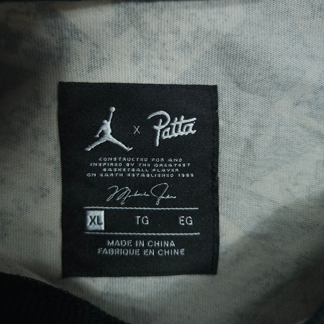 조던 x 파타 반팔티 XL 상품이미지5