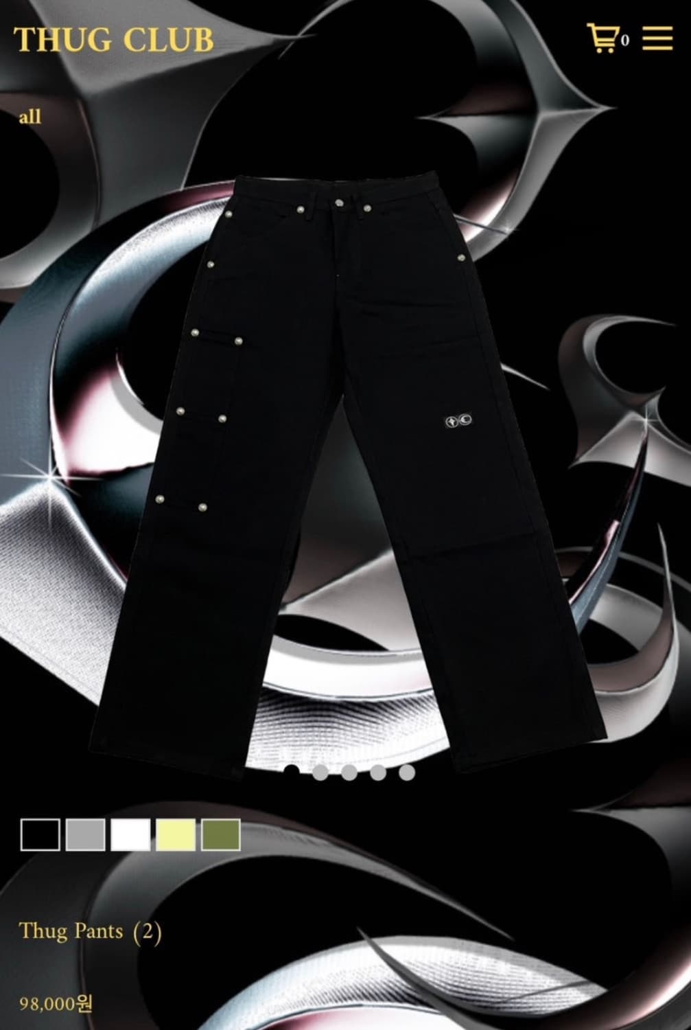 떠그클럽 떠그 팬츠 1사이즈 상품이미지1