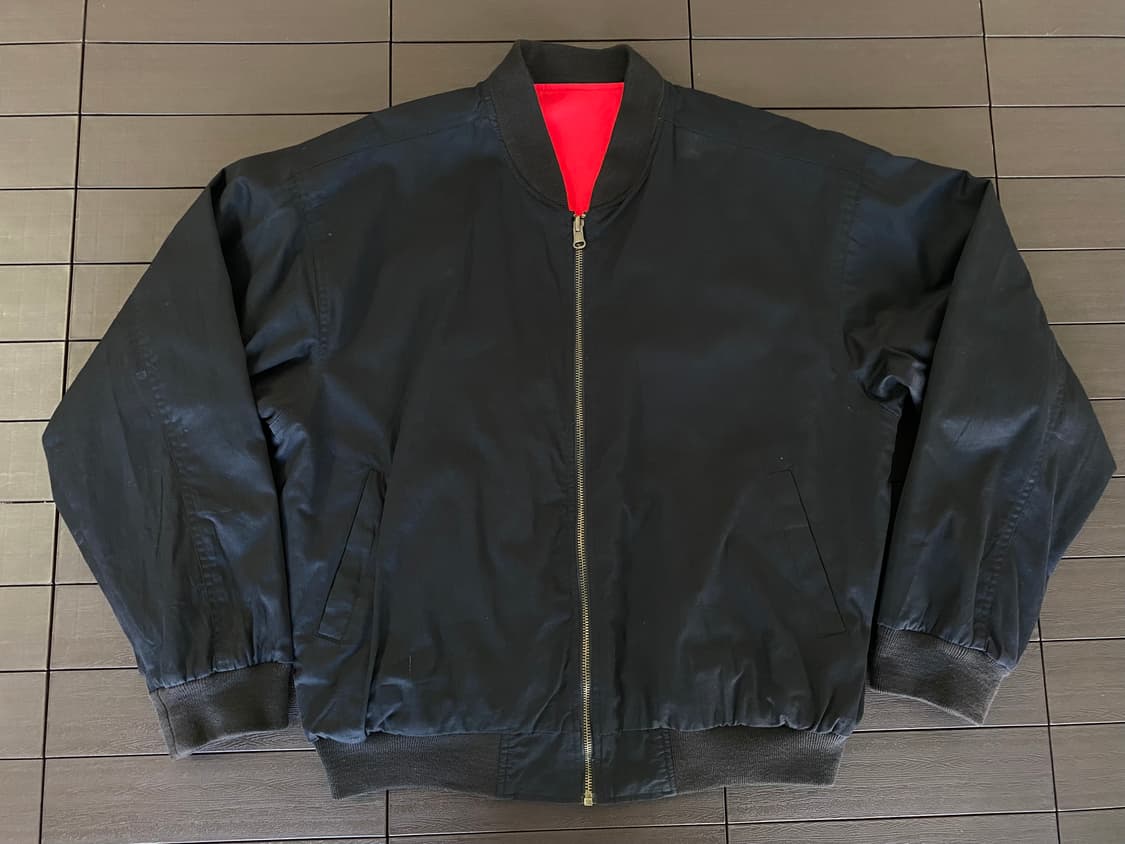 (M) 90s 빈티지 말보로 리버시블 봄버 자켓 상품이미지2