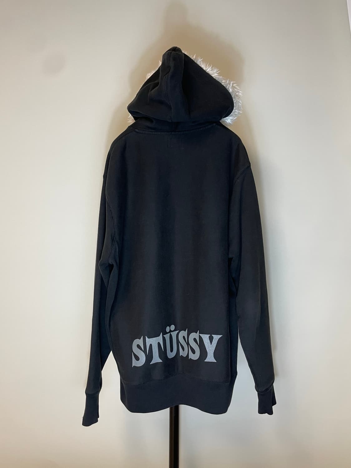 00’s 스투시 퍼 후드집업 상품이미지2
