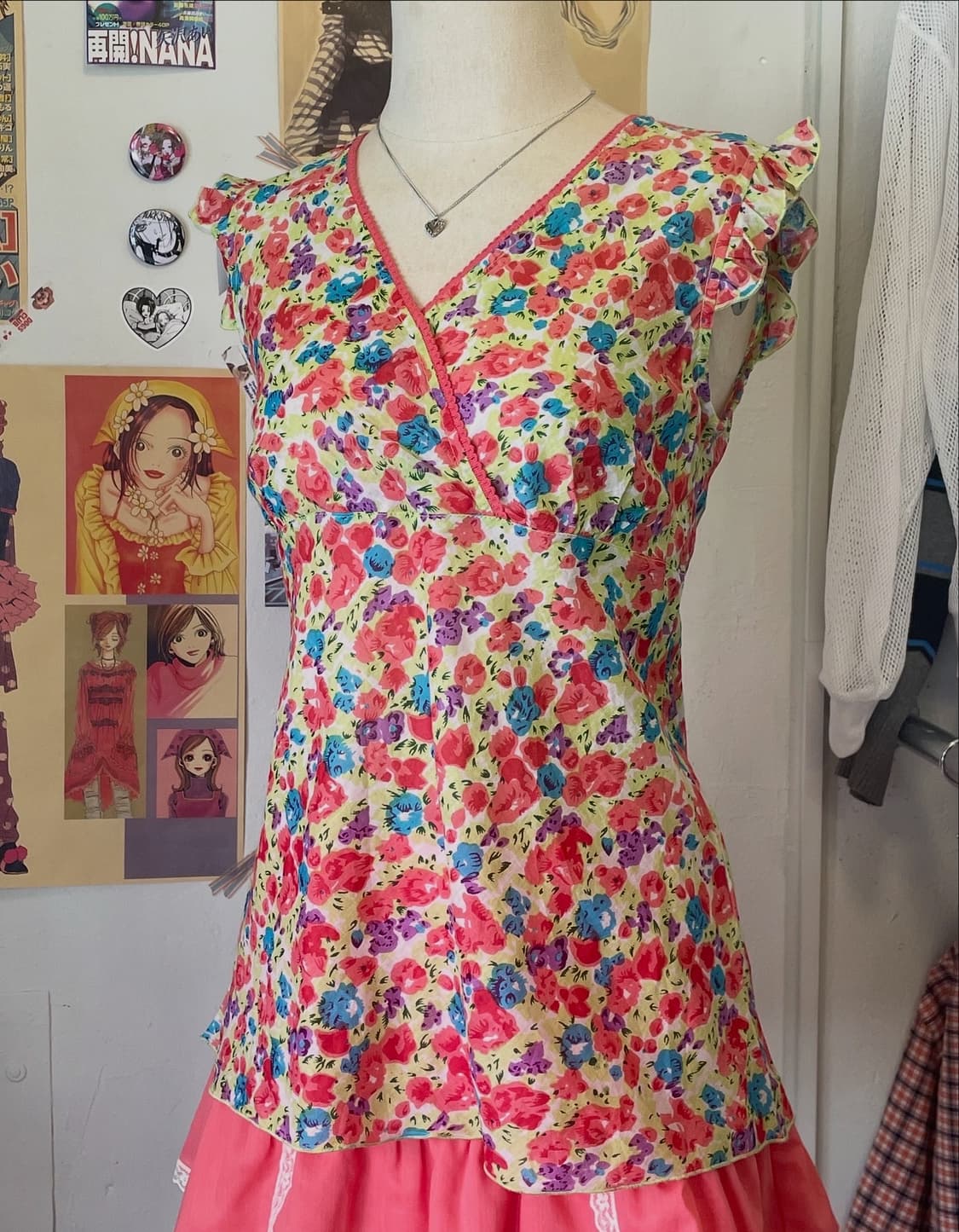 플로랄 러플 블라우스 [무배] 상품이미지1