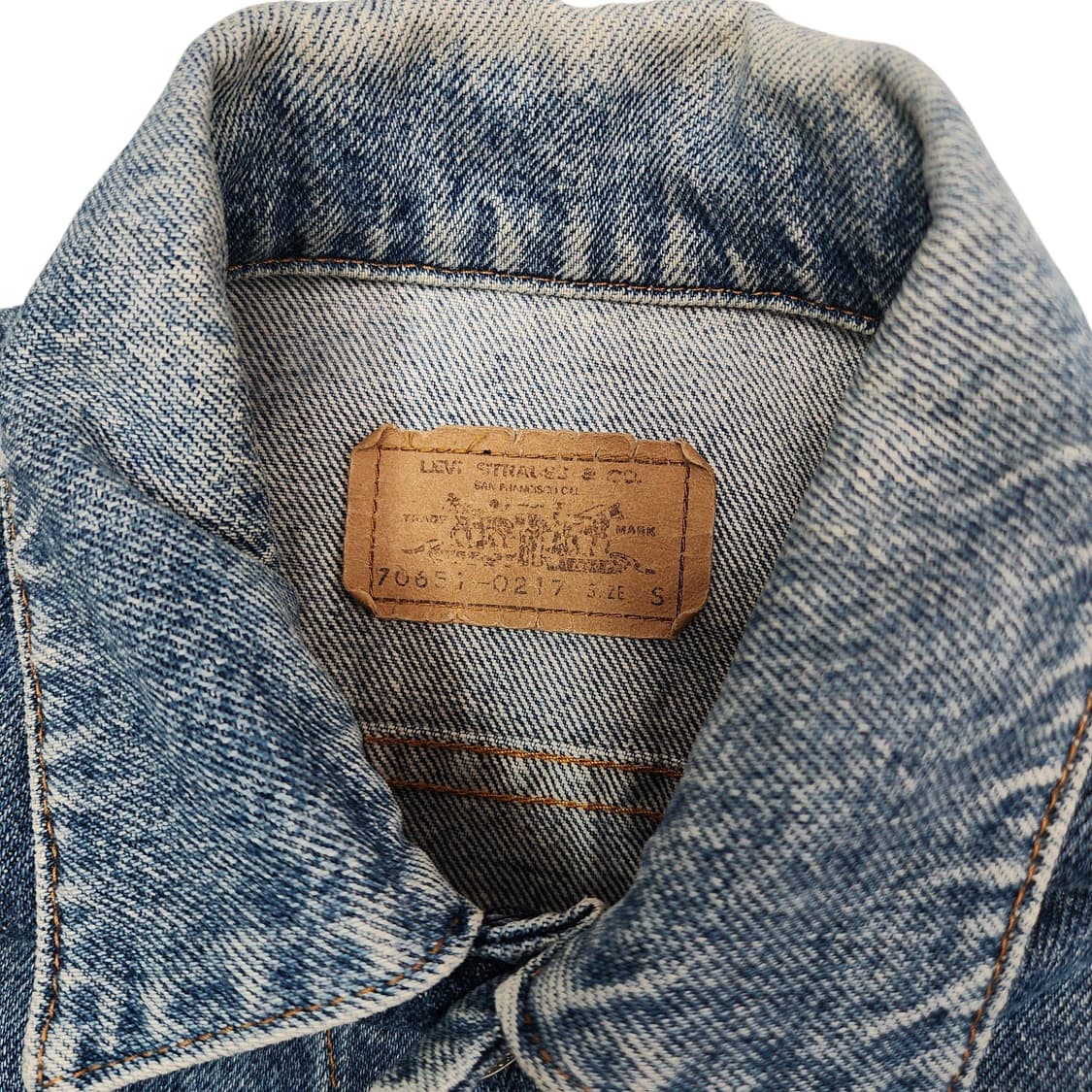 S Levi's 리바이스 오렌지탭 데님 트러커 자켓 상품이미지4