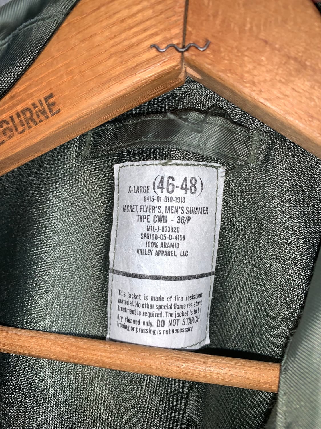 미공군 cwu 36/p 플라이트 자켓 xl  상품이미지4