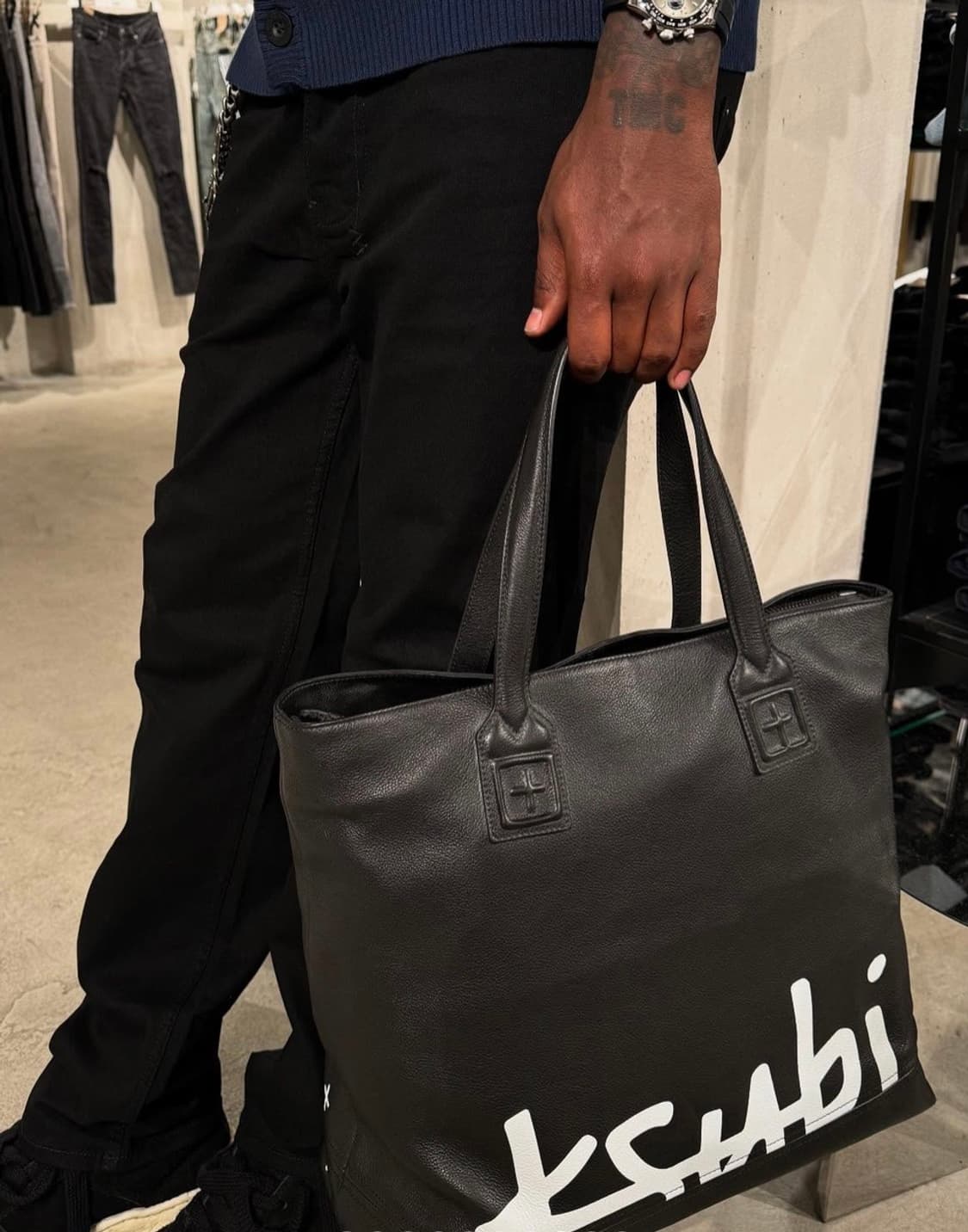 Ksubi 콜렉터 레더 토트 크로스백 상품이미지1