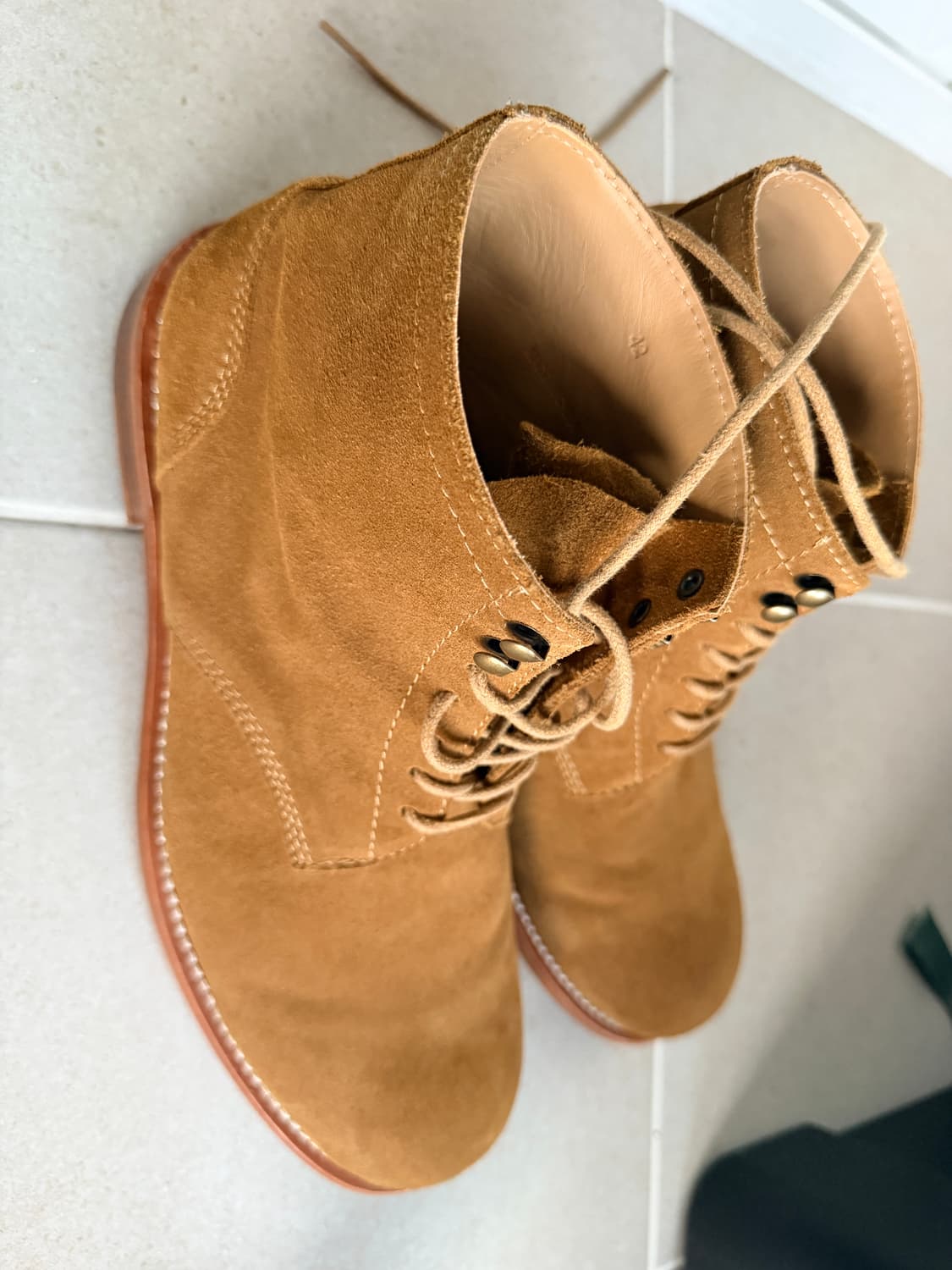 로스트가든 UNIFORM Field Boots Beige 상품이미지3